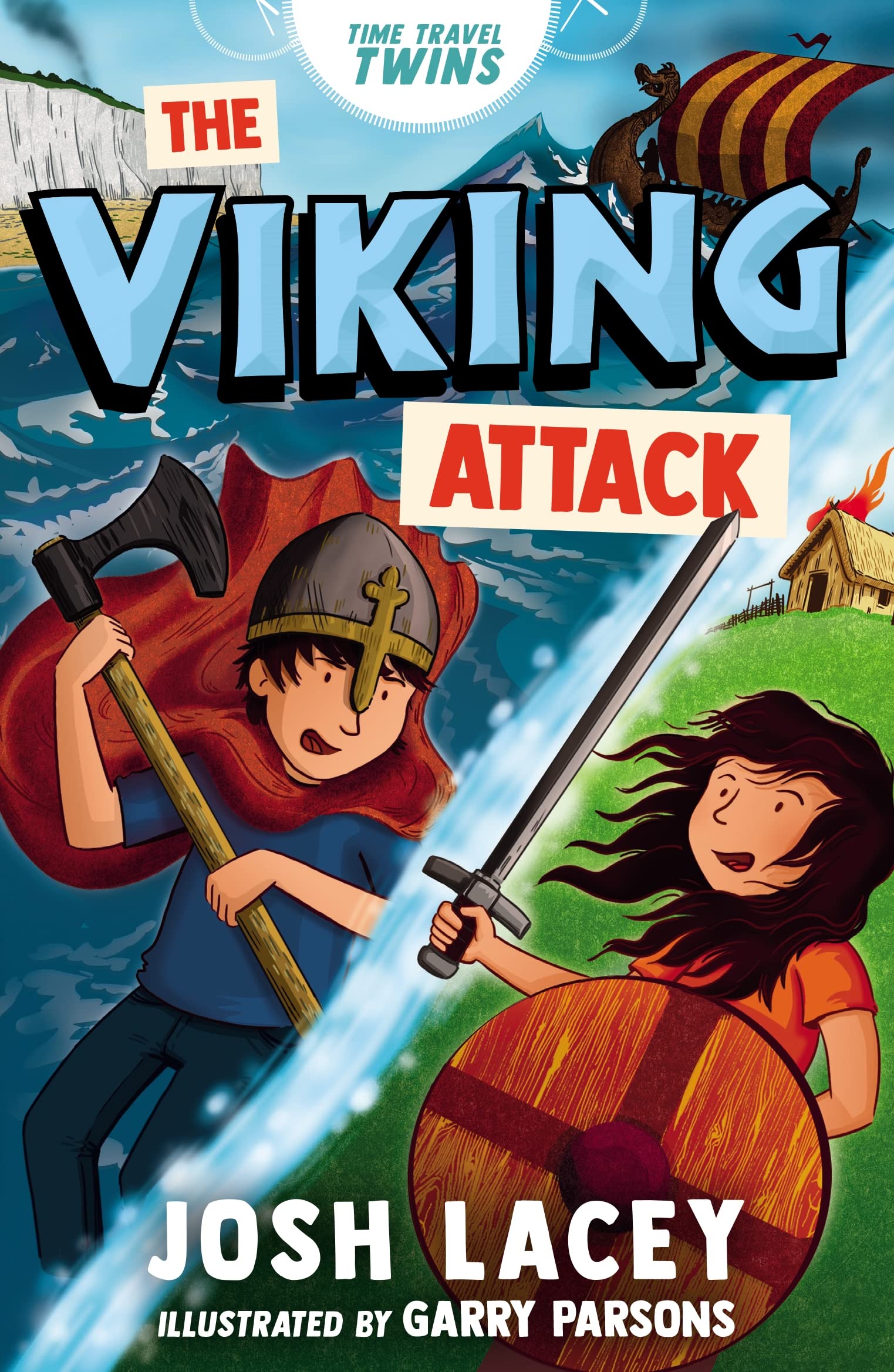 Time Travel Twins: The Viking Attack Paperback – 1 Jun. 2023