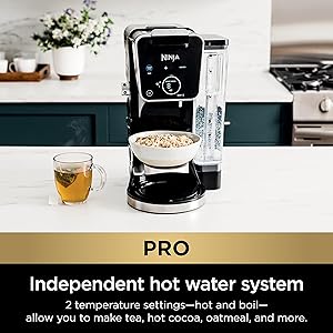 Ninja Hot and Iced Coffee Maker, Single Serve Coffee Maker and Drip Coffee Machine, DualBrew Pro Specialty 12-Cup with K-Cup Combo, Includes Permanent Filter, CFP307