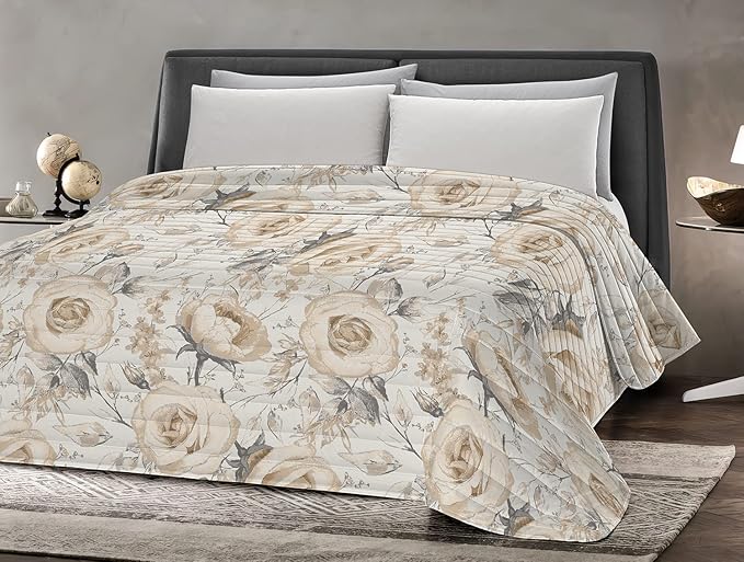 Trapuntino Matrimoniale Banzaii 250x260 Cm | Microfibra Anallergica Made In Italy - Foto 8