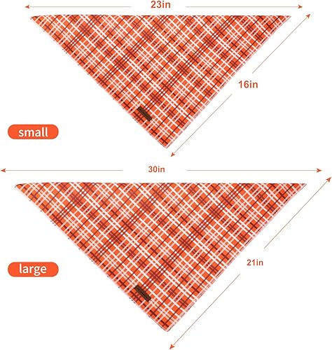 Miniatura 10 de MR. CHUBBYFACE - Pañuelos de Halloween para perros, reversibles, triangulares, bufanda, accesorios para perros, gatos, mascotas