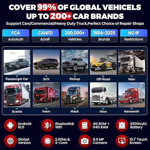 Miniatura 5 de LANZAMIENTO 2021 nuevo X431 PRO3SHDIIIDiesel y gasolina herramienta de diagnóstico bidireccional coches y camiones pesados todos los sistemas