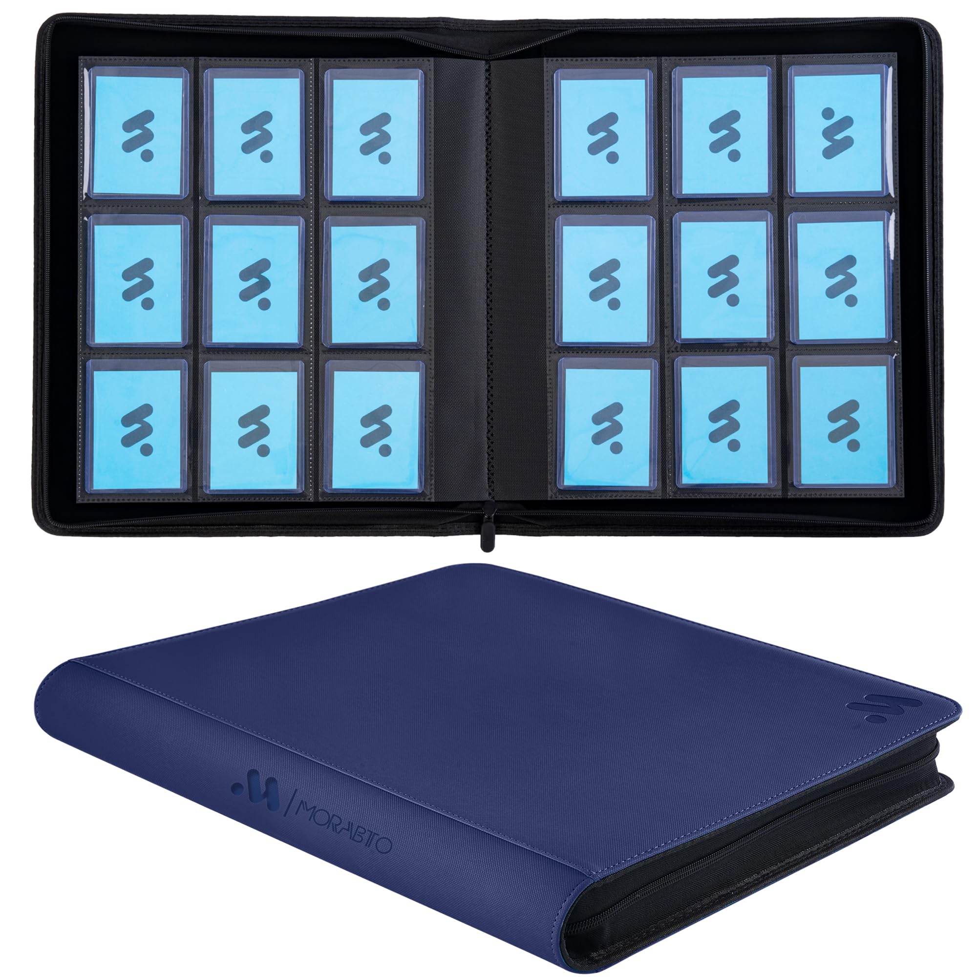 Amazon.com: MORABTO Top Loader Binder, Holds 324 Top Loaders,9