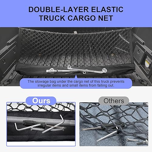 Miniatura 48 de Red de carga para maletero estilo sobre compatible con Toyota RAV4 2015 2016 2017 2018, red de carga altamente elástica para accesorios SUV RAV4