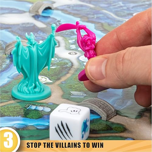 Miniatura 6 de Disney Sidekicks - Juego de mesa de estrategia cooperativa con figuras esculpidas personalizadas, para familias, adultos y niños a partir de 8 años