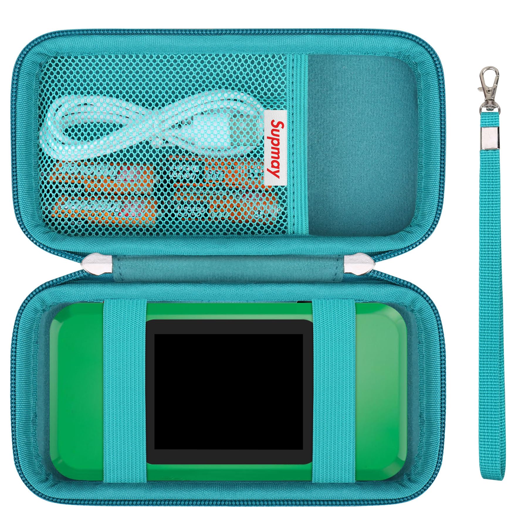 Supmay Hard Travel Case for My Arcade Galaga Pocket Player Handheld Game Console, Portable Video Game System Handheld Game Protection Case with Mesh