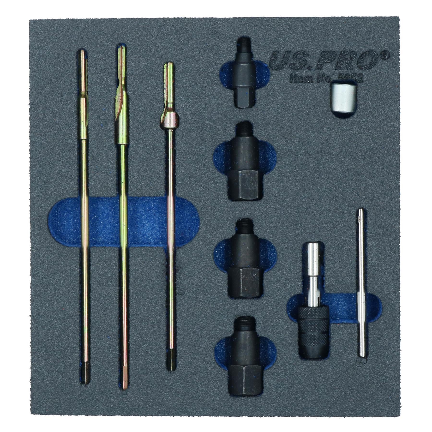 AB Tools Kit de nettoyage pour bougies de préchauffage M8 M10 et M12 pour nettoyage des arbres et sièges