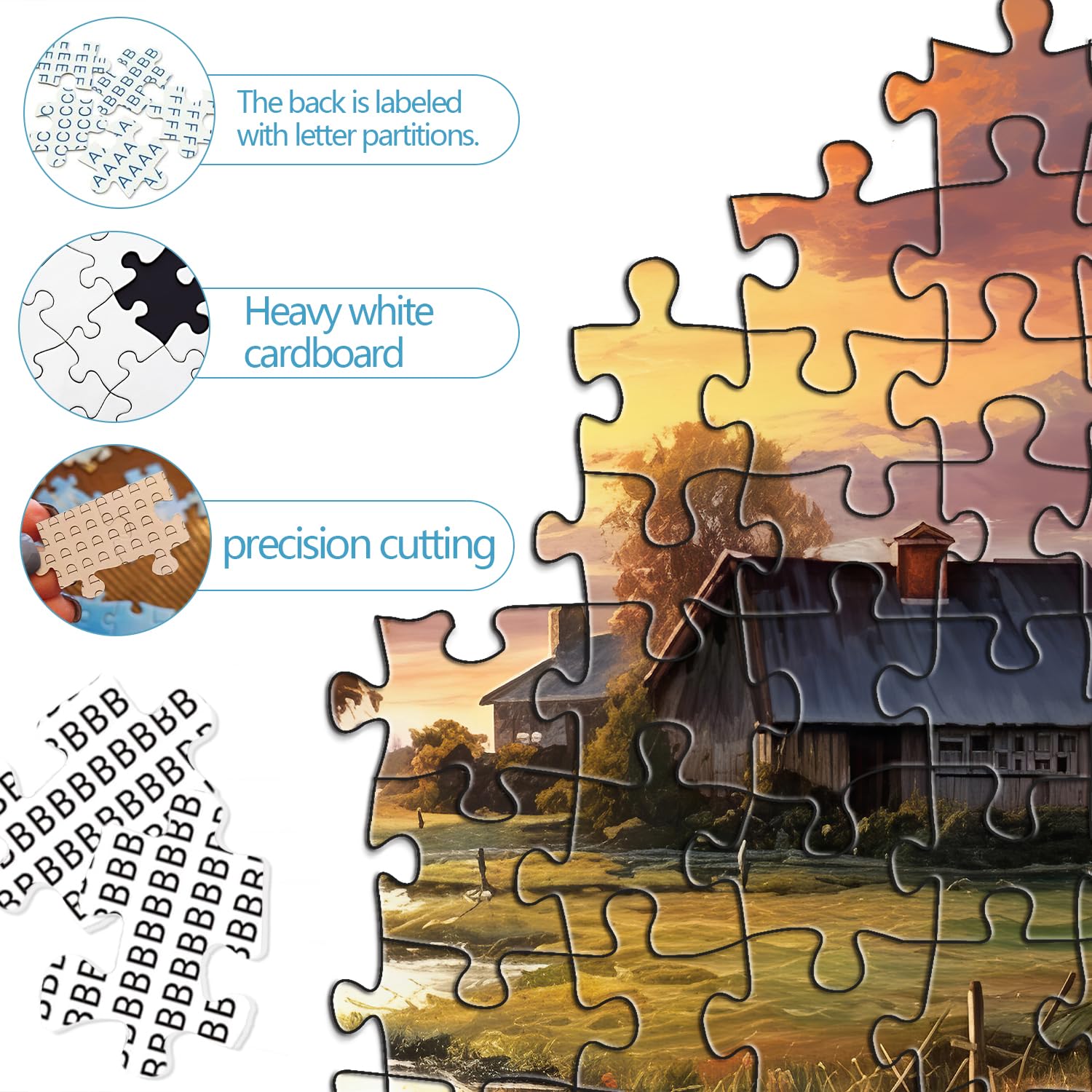 Jigsaw Puzzles for Adults 1000 Landscape - Image 4