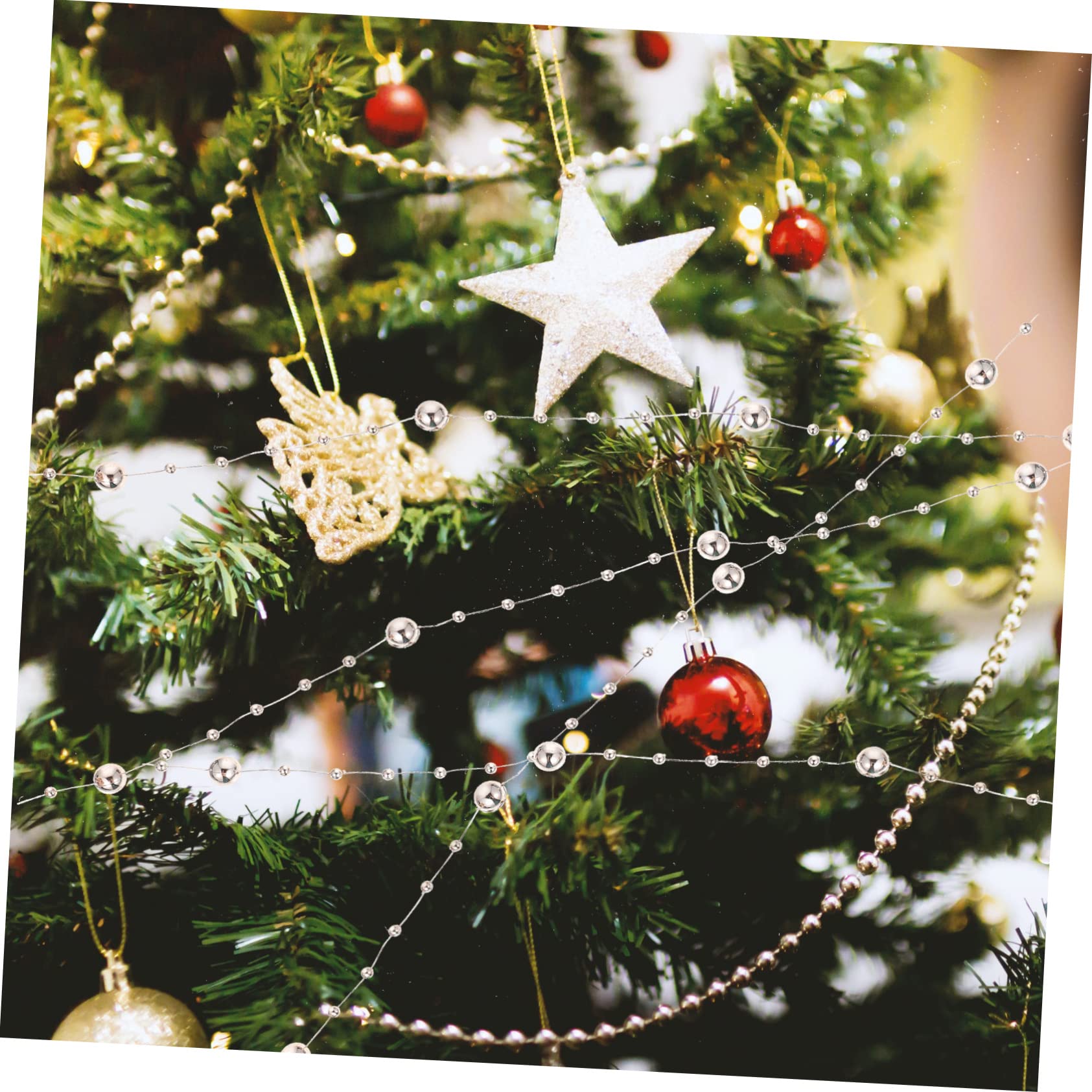 TEHAUX Perlenmaterial house decoration Heimdekorationsartikel Perlen hängende Dekoration künstliche para decoracion Ornament Girlande Weihnachtsbaum hängende Dekoration Plastik