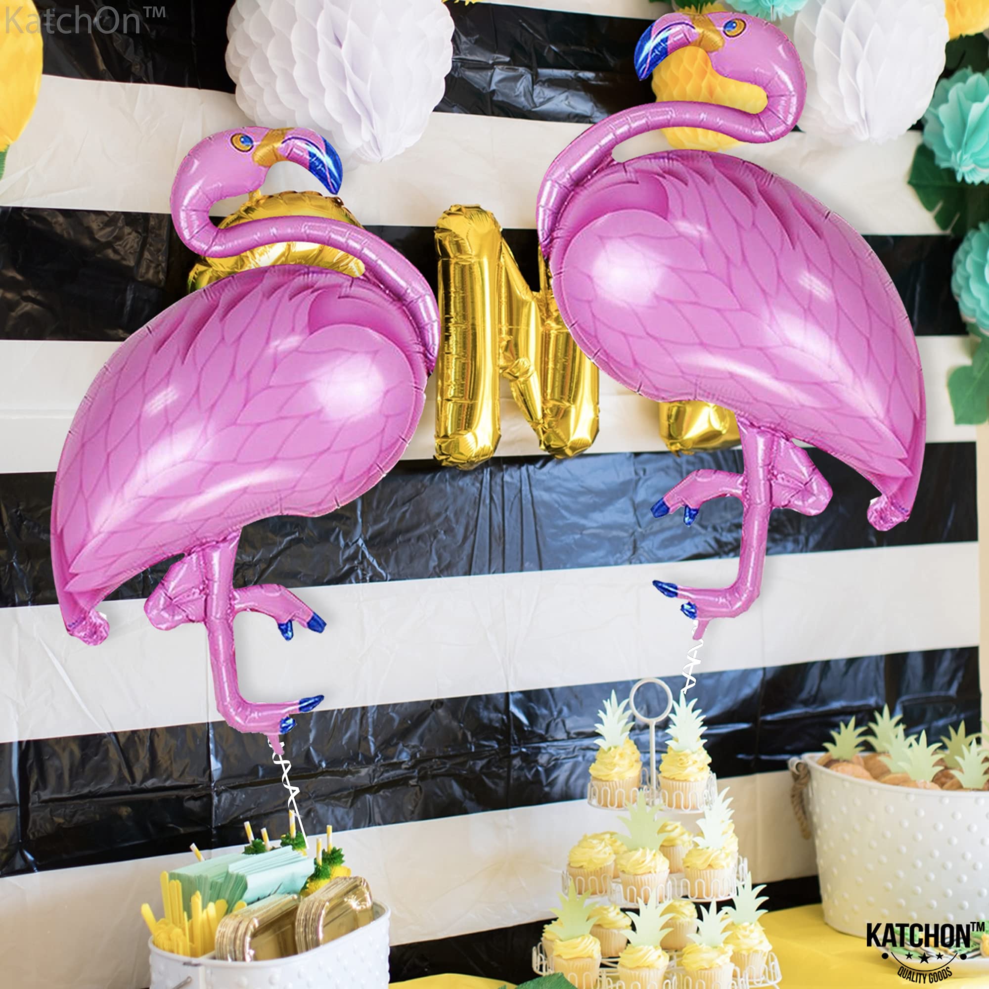 Giant, 2 Pieces Pink Flamingo Balloons - 40 Inch, Flamingo Party