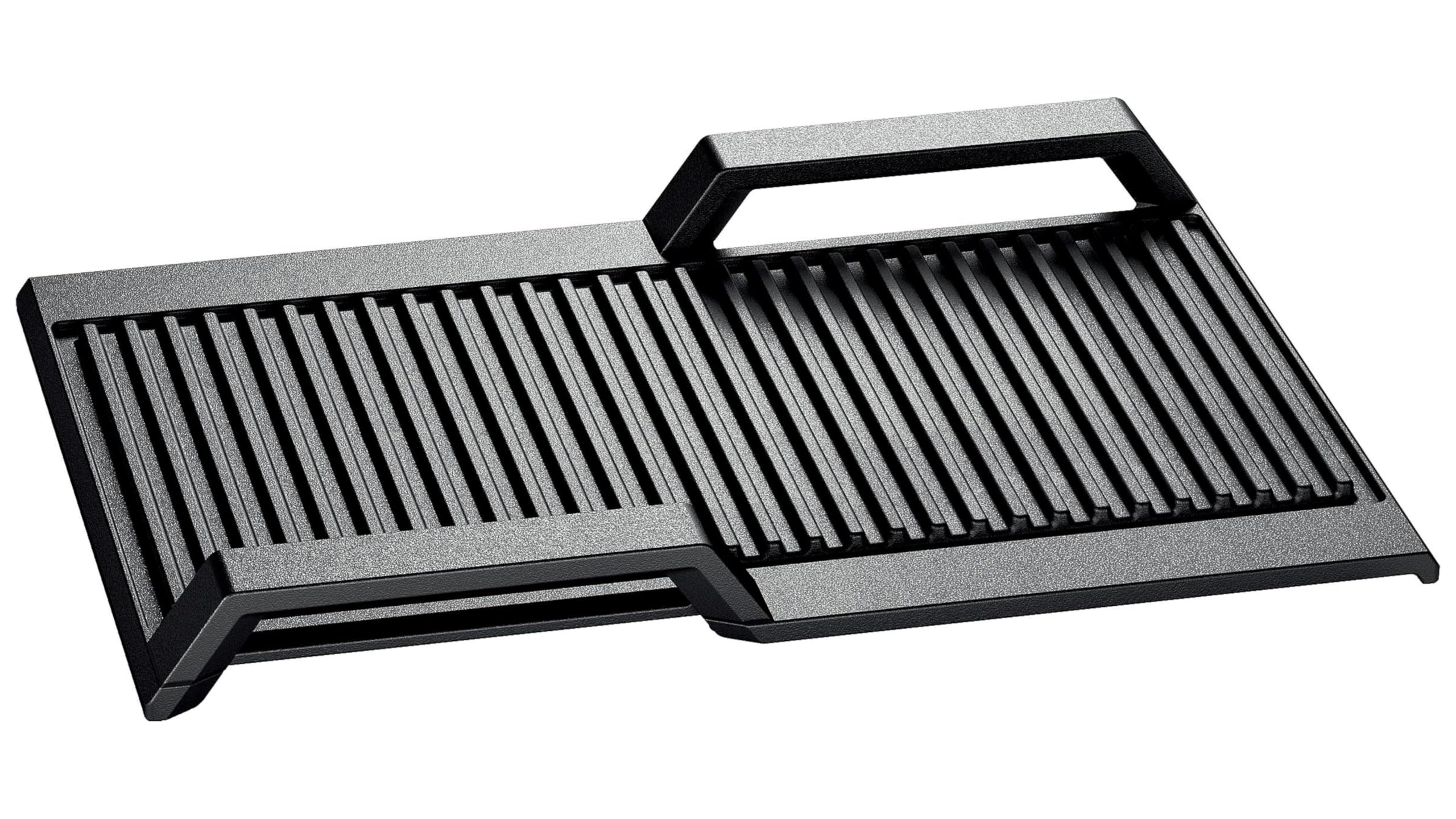 Neff Edelstahl Grillplatte, Noir, Rechteckig, Induktionsgeeignet, Eingebaut