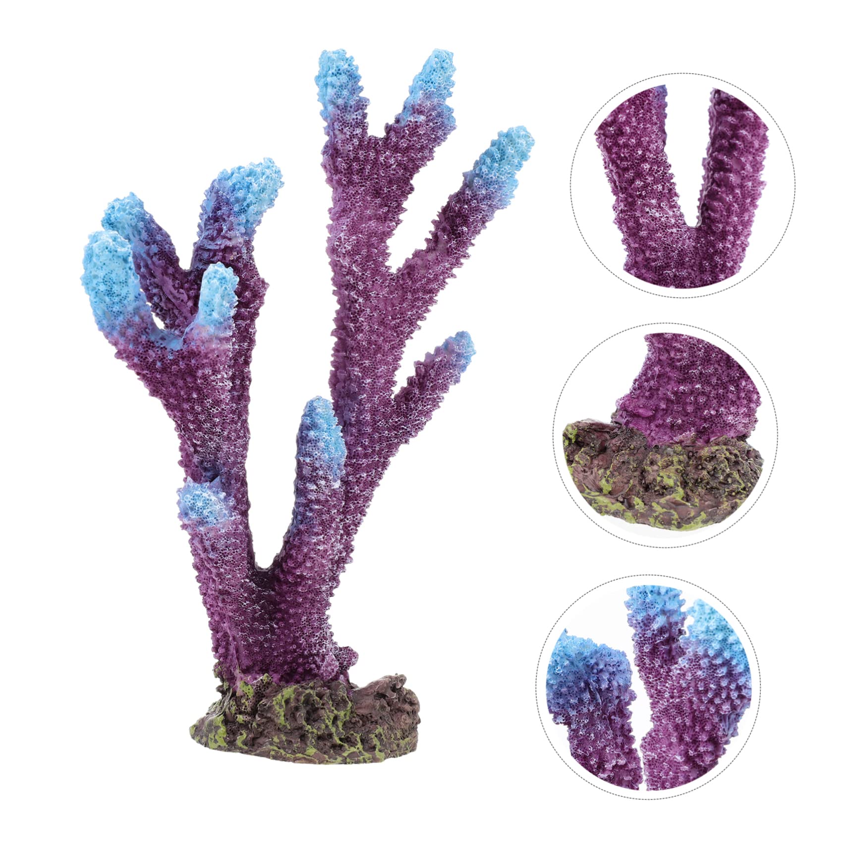 Happyyami 3piezas Decoración De Acuario Plantas Artificiales Adorno para Peceras Simulación Natural para Paisajismo Acuático