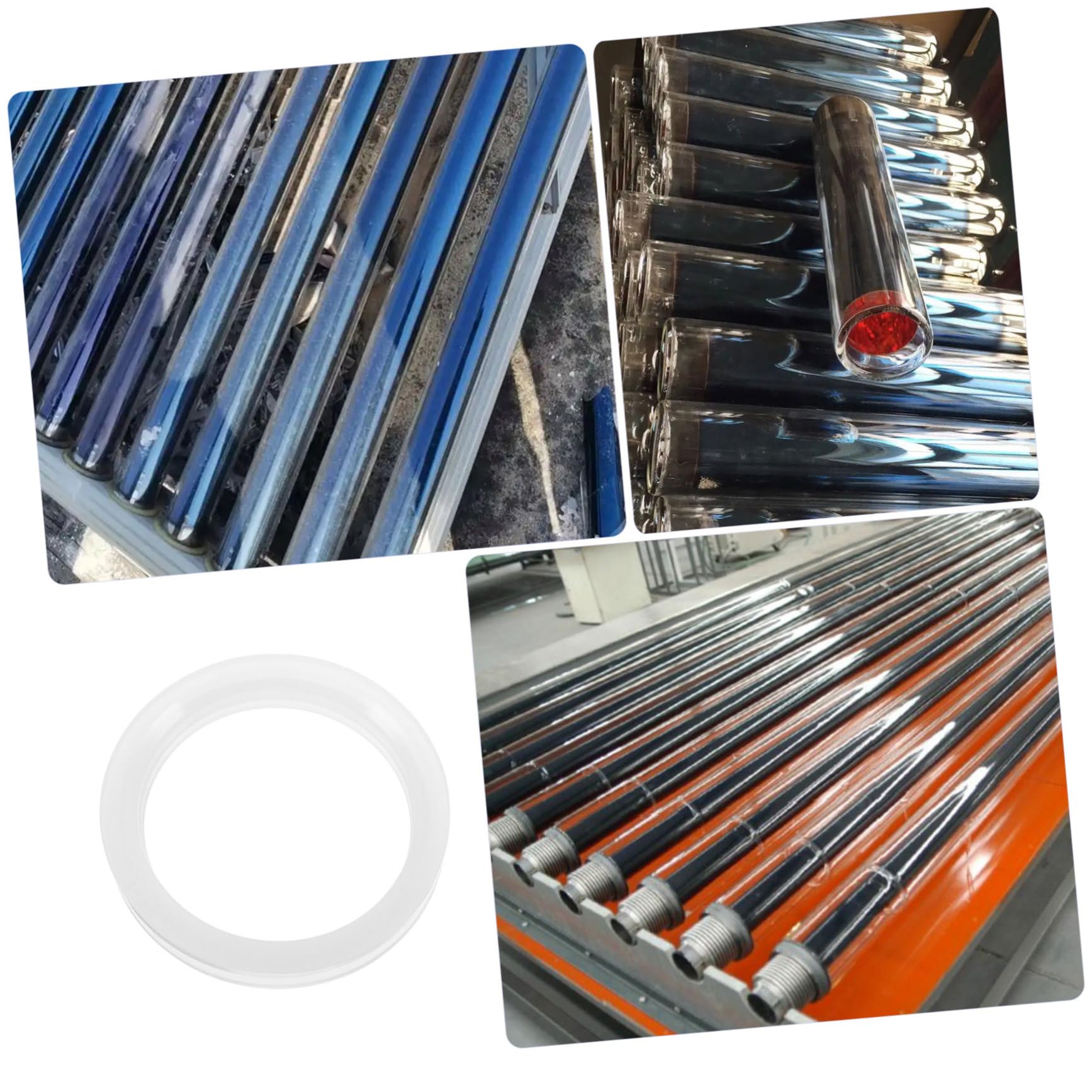 IMIKEYA 72pezzi Guarnizioni in Silicone Per Scaldabagno Kit Per Riparazioni Idrauliche Anelli Tenuta Per Del Collettore Solare Accessori Per Manutenzione
