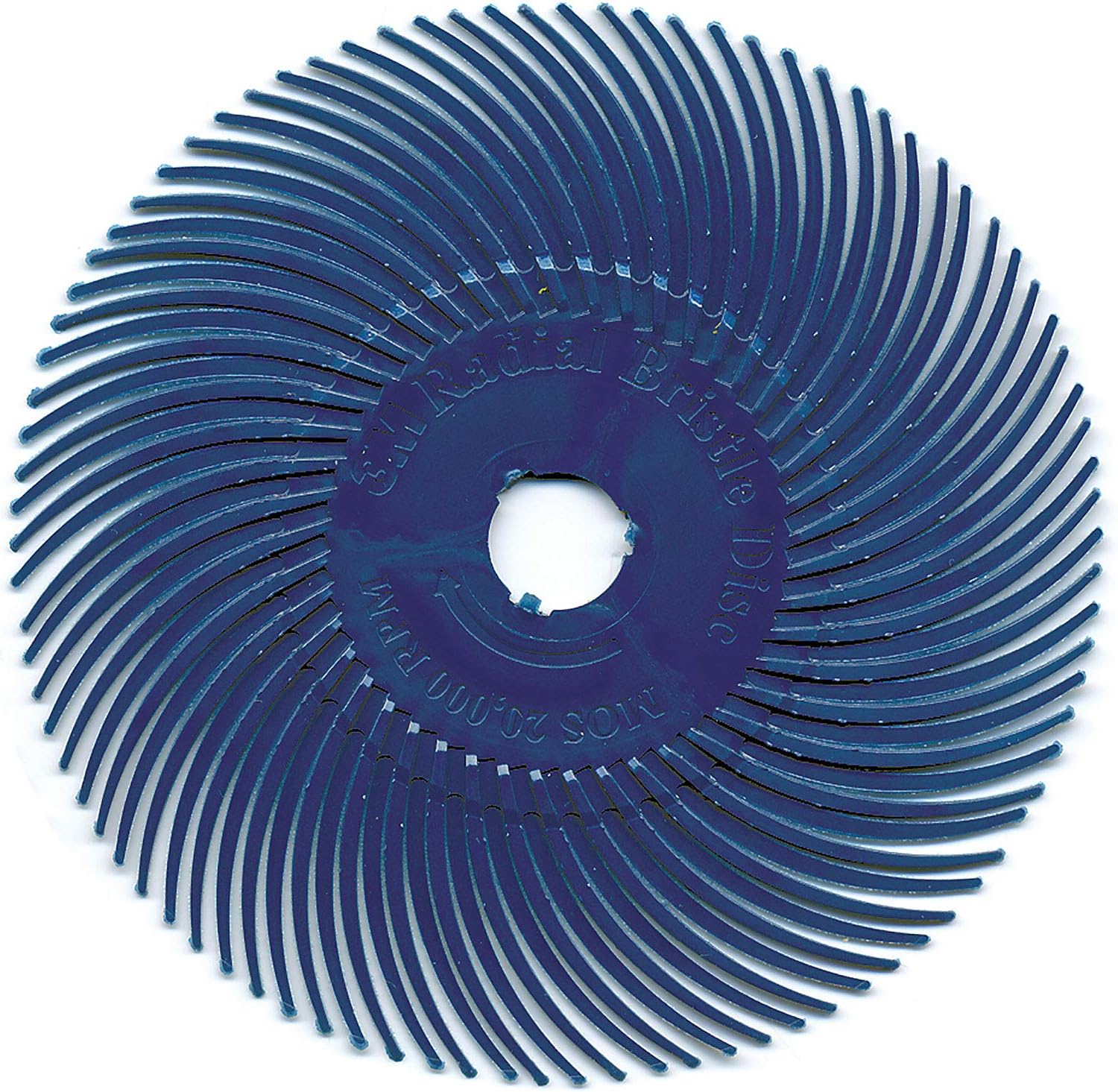 Radial Bristle Disc, 3” dia., Blue, 400 Grit, Pack of 6