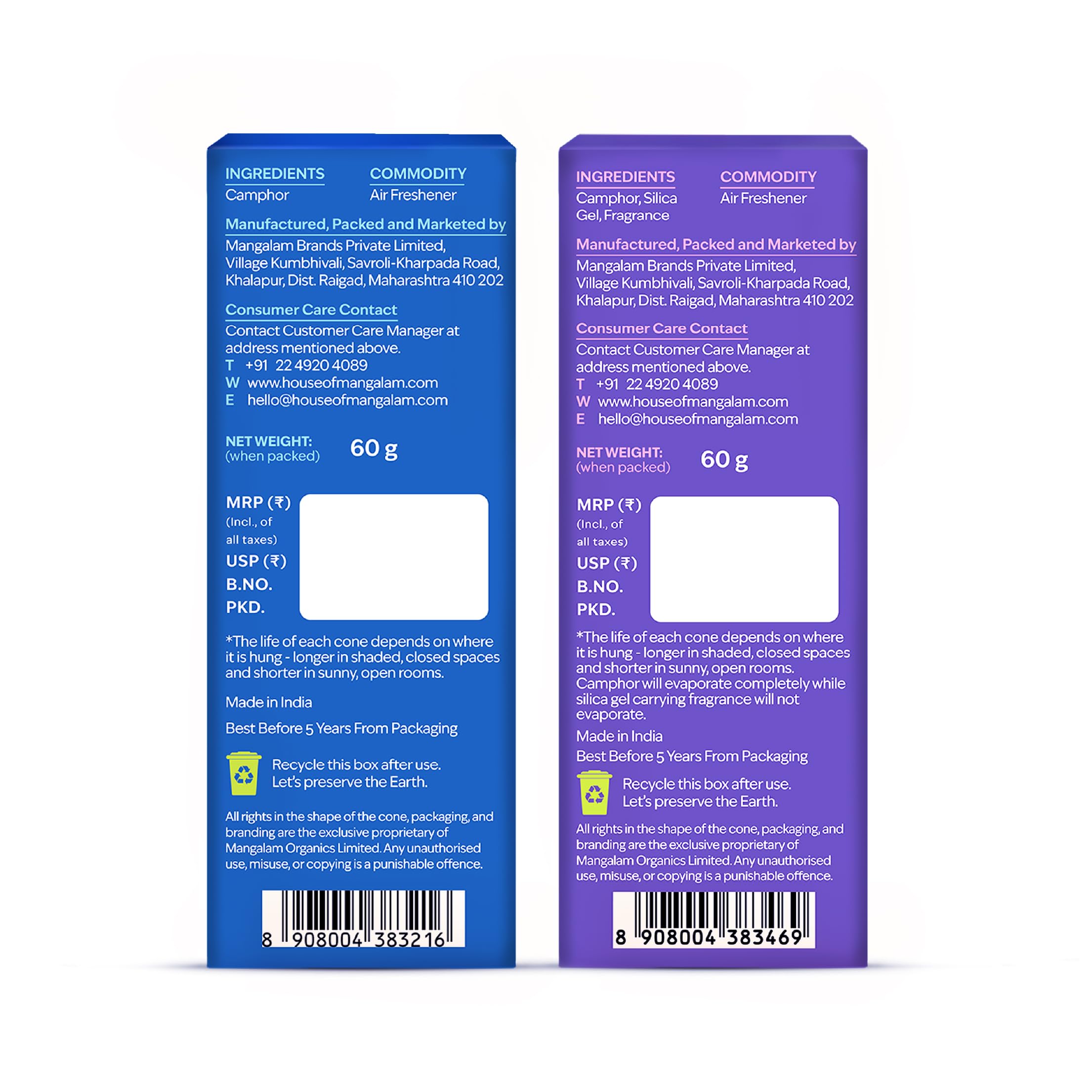 CamPure Camphor Cones - Lavender & Pine Pack -11