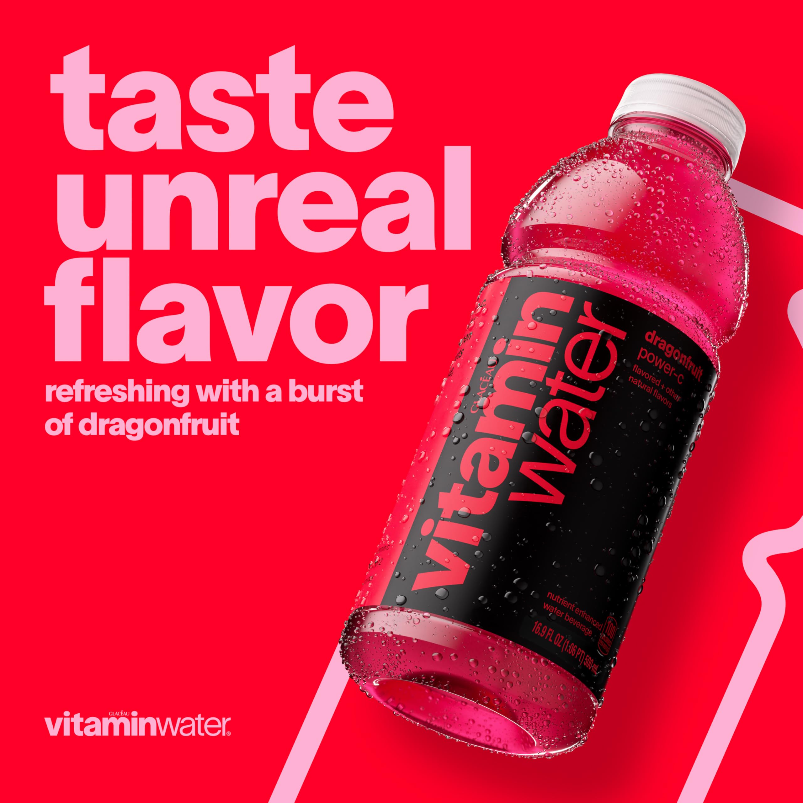 vitaminwater Power-C, 16.9 fl oz, 6 Pack