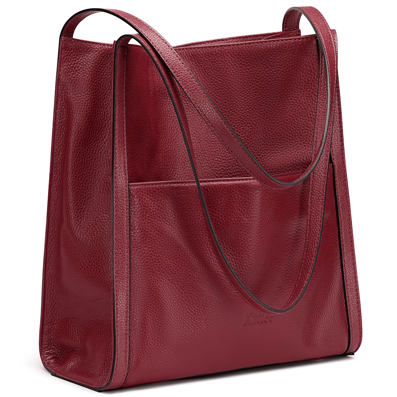Kattee Women Shoulder Bag Genuine Leather Totes Purses and Handbags Medium Size
