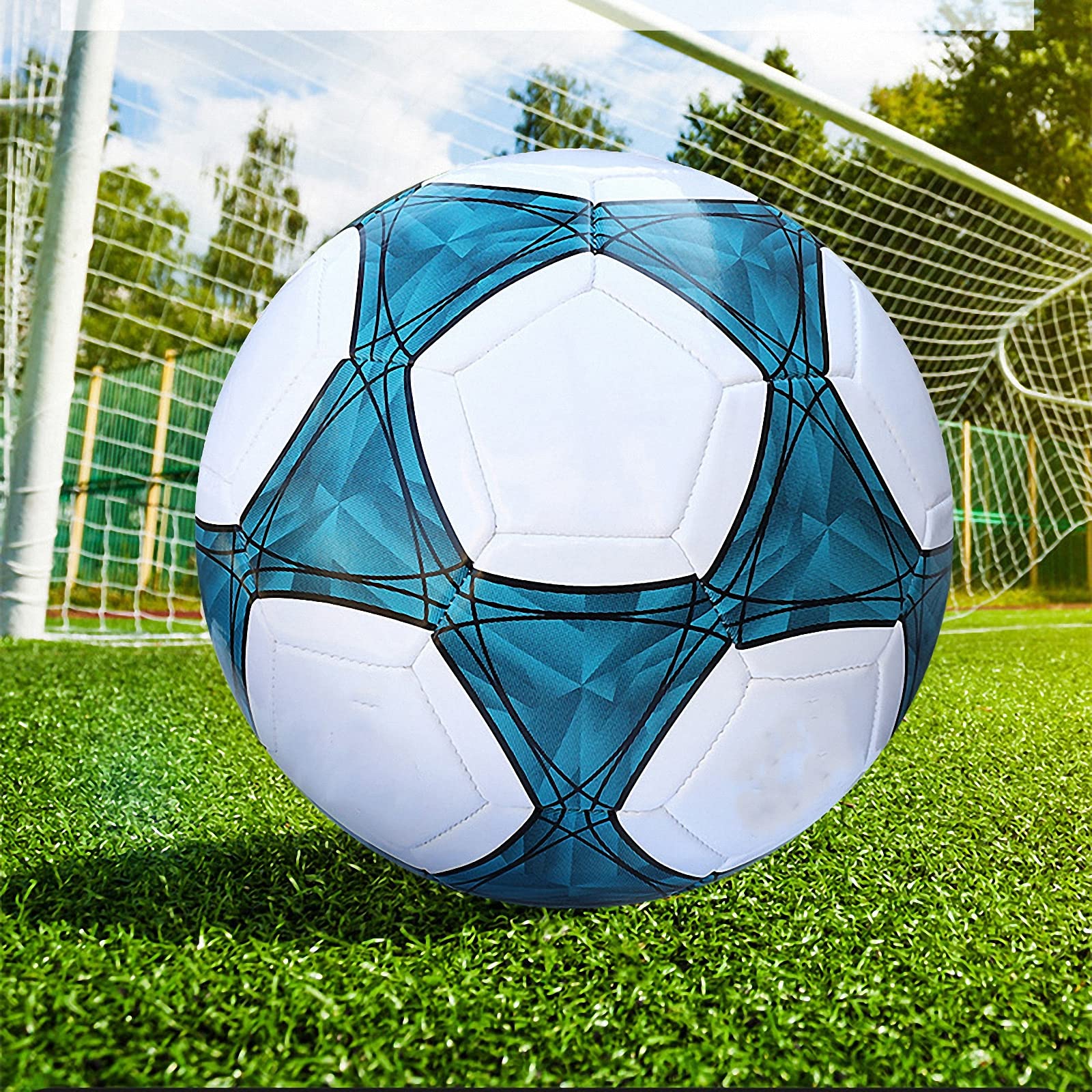 Größe 3/4/5 fußball mit pumpe,spezieller fußball für Trainings Spiele für Erwachsene/Kinder,Outdoor Jugend wettkampfleistung trainingsfußball,Geschenke für Kinder/Freunde
