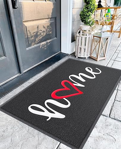 Vista 16 de EARTHALL Divertidos tapetes con texto en inglés "Hello Mats" para exteriores/interiores, 48 x 32 pulgadas, tapete para puerta delantera, entrada al