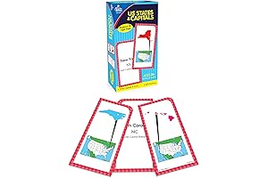 Carson Dellosa's Geography Flash Cards: Embark on a States and Capitals Learning Adventure