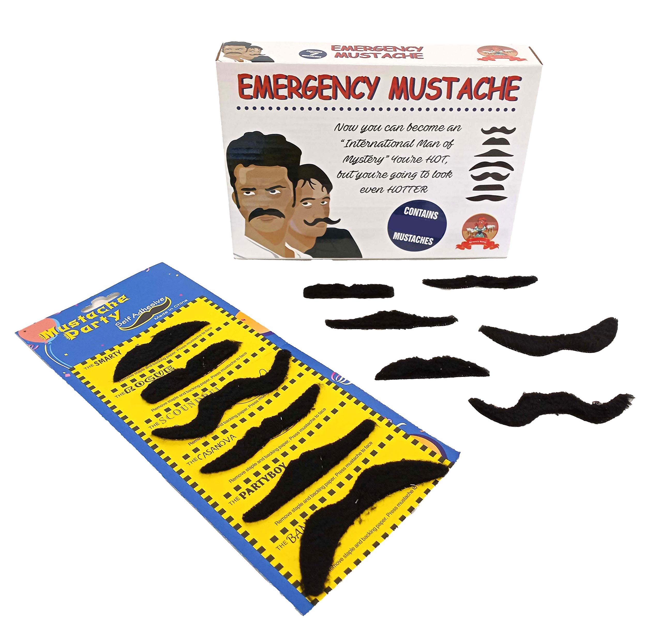 Barwench Games Emergency Joke Mustache Kit