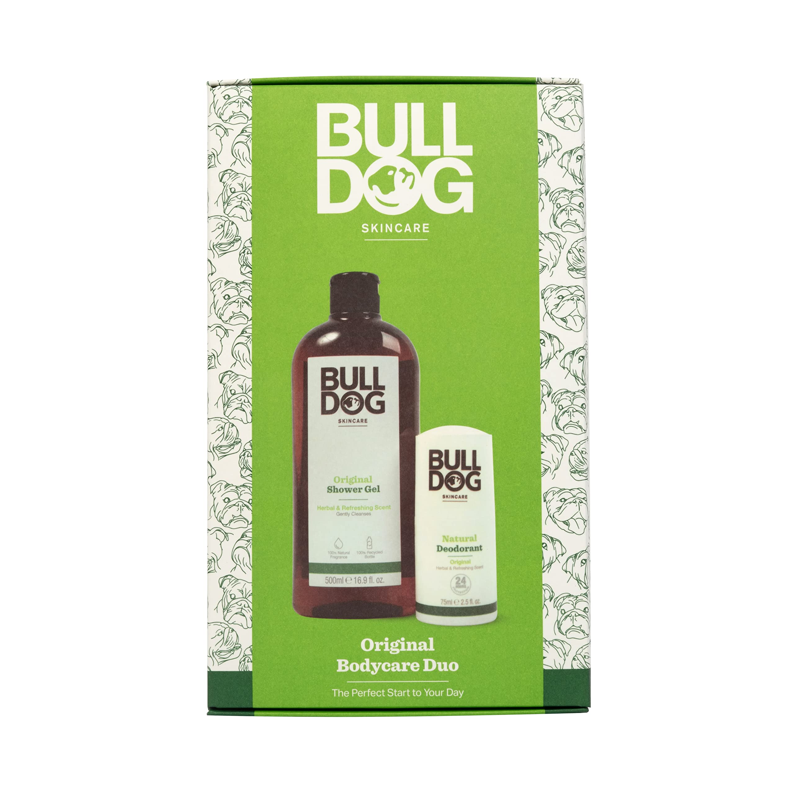 BULLDOGSkincare Original Bodycare Duo, Gift Set for Men, 710g