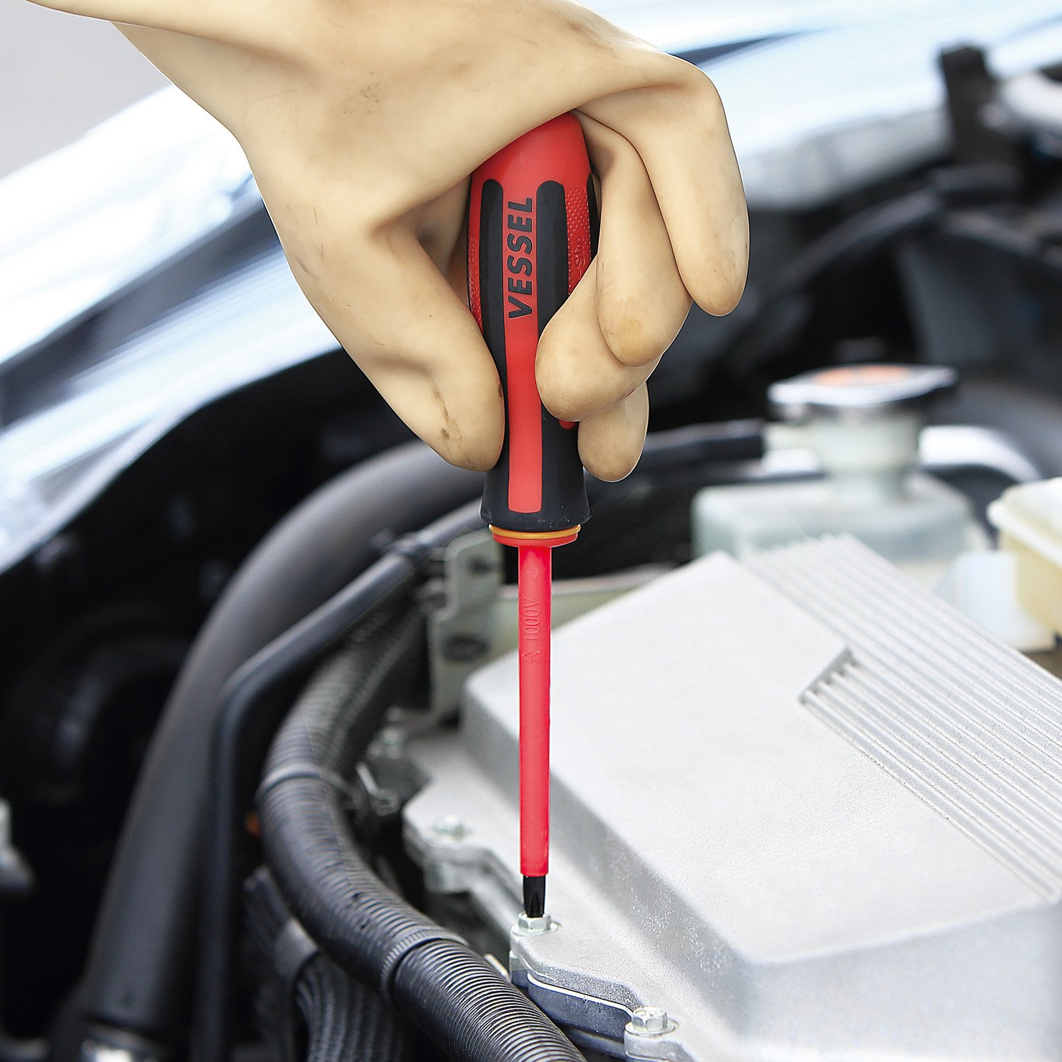VESSEL"MEGADORA" Insulated Screwdriver (VDE Standard Certified) [9606PS] Set de 6 piezas (Japan Import)