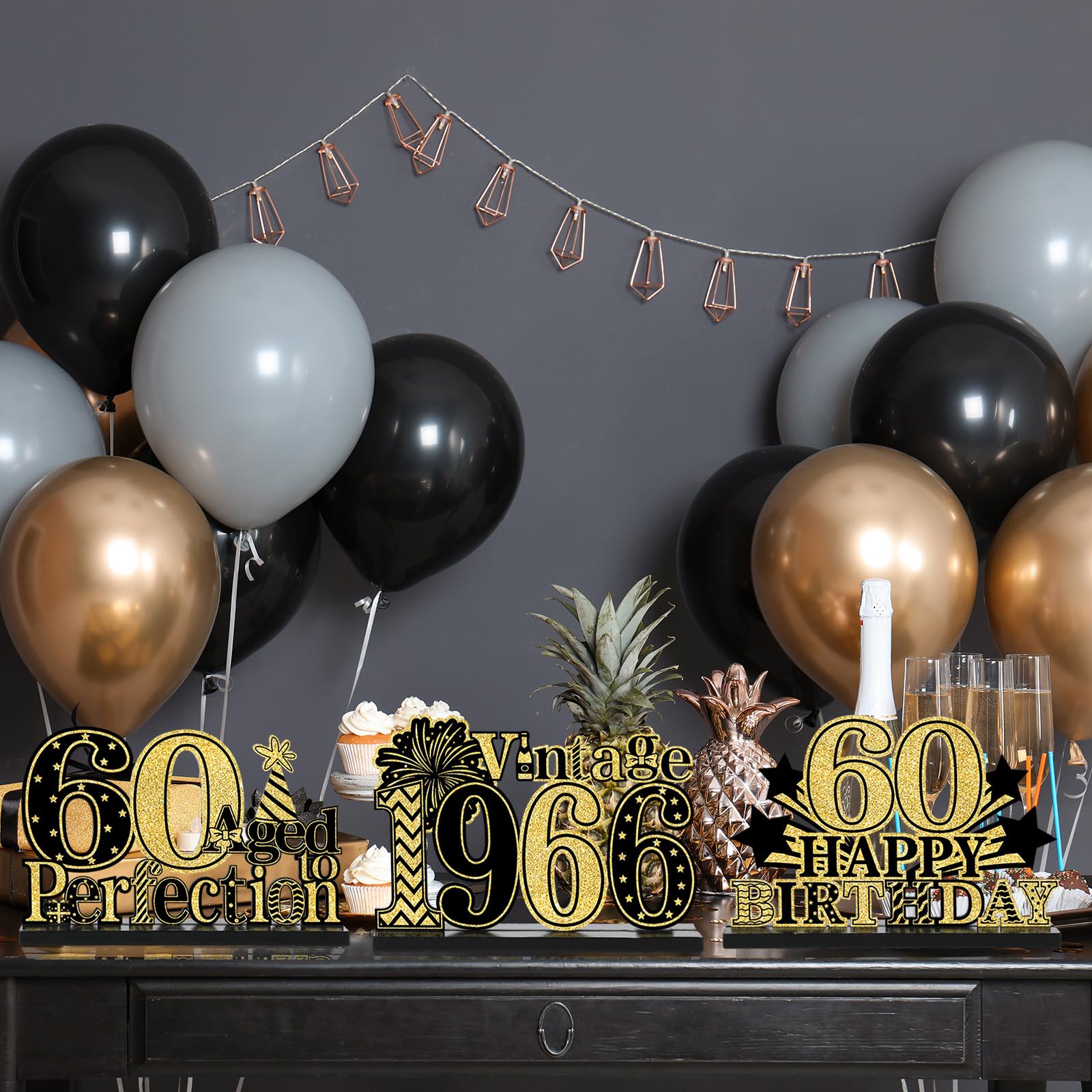 Decorazione per il 60° compleanno di uomini e donne, 60 uomini e donne