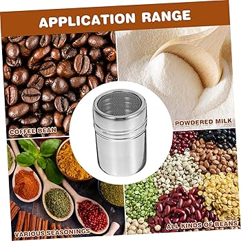 Amazon | CIYODO ココアパウダーシェーカー ステンレススチール
