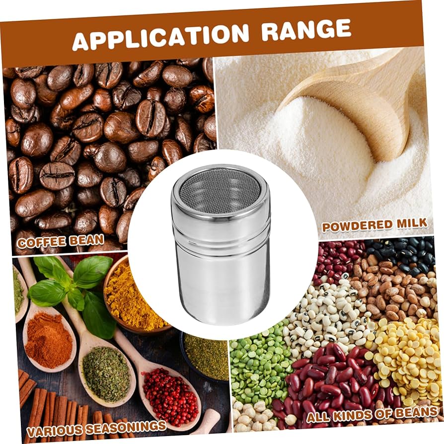 Amazon | CIYODO ココアパウダーシェーカー ステンレススチール