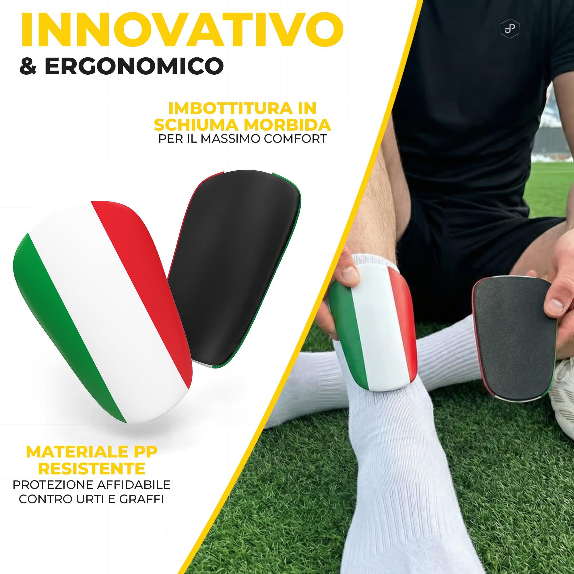 JDP Mini Parastinchi, parastinchi extra piccoli calcio uomini, gambali antiscivolo bambini calcio, shin guards Edizione Mondiali