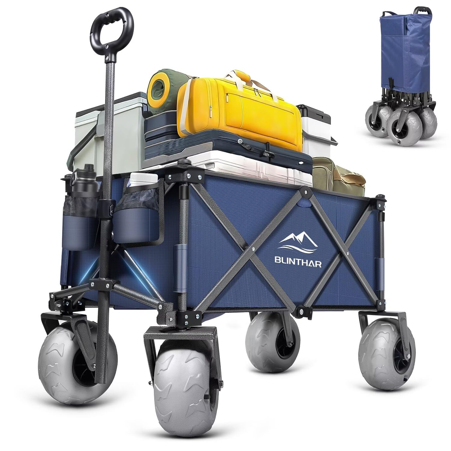 Best HD Pictures about  Hikenture Folding Wagon Cart  with No AI Images