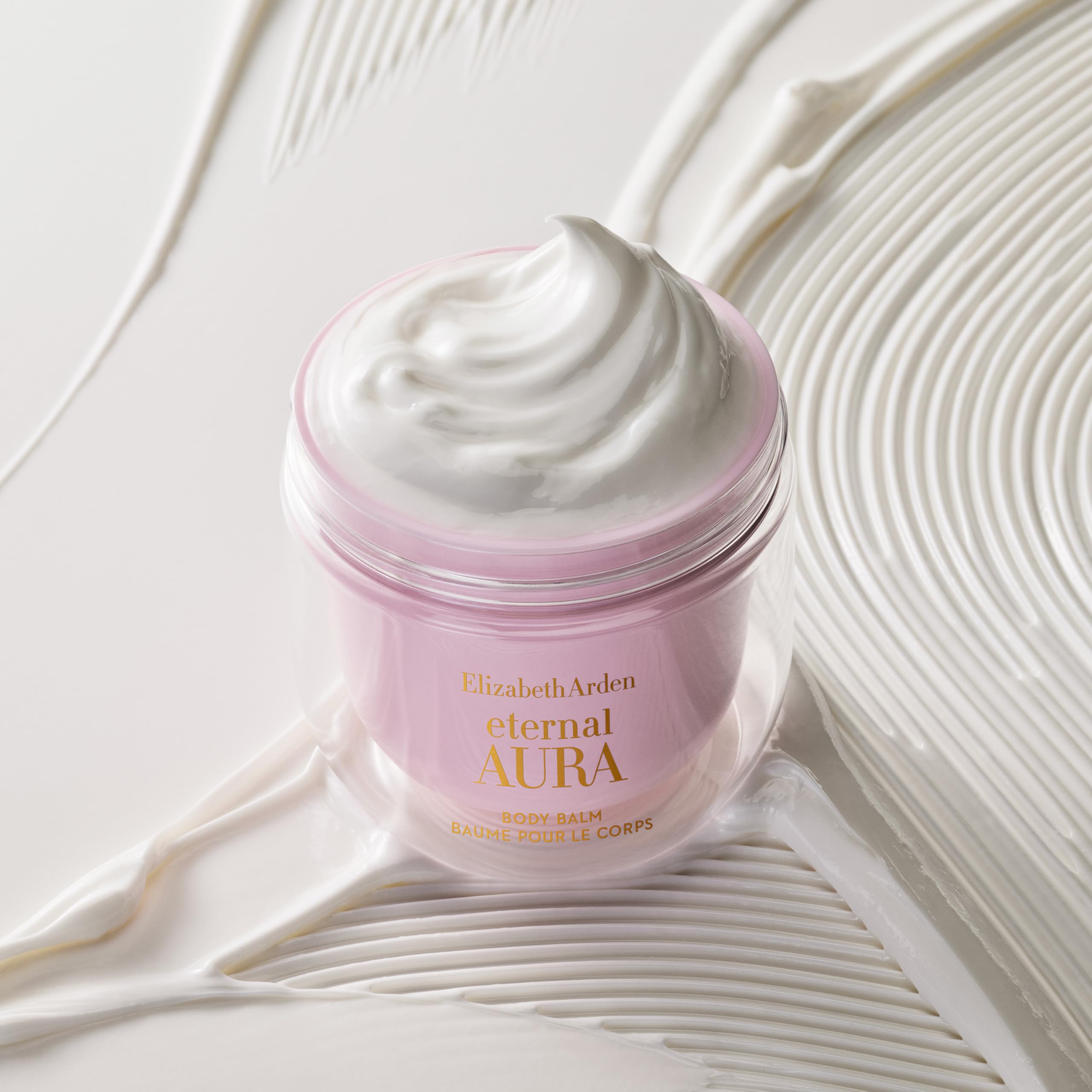 Elizabeth Arden Eternal Aura Body Balm, Moisturizer for Dry Skin with Shea Butter, Cocoa Butter, and Sweet Almond Oil, Skin Firming Hydrating Body Cream 125 ml, 4.2 fl oz