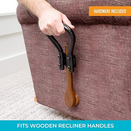 Miniatura 4 de Stander Extensor de palanca reclinable agarre curvado ergonómico  mango de gran tamaño y ajuste seguro para asas reclinables fáciles de silla