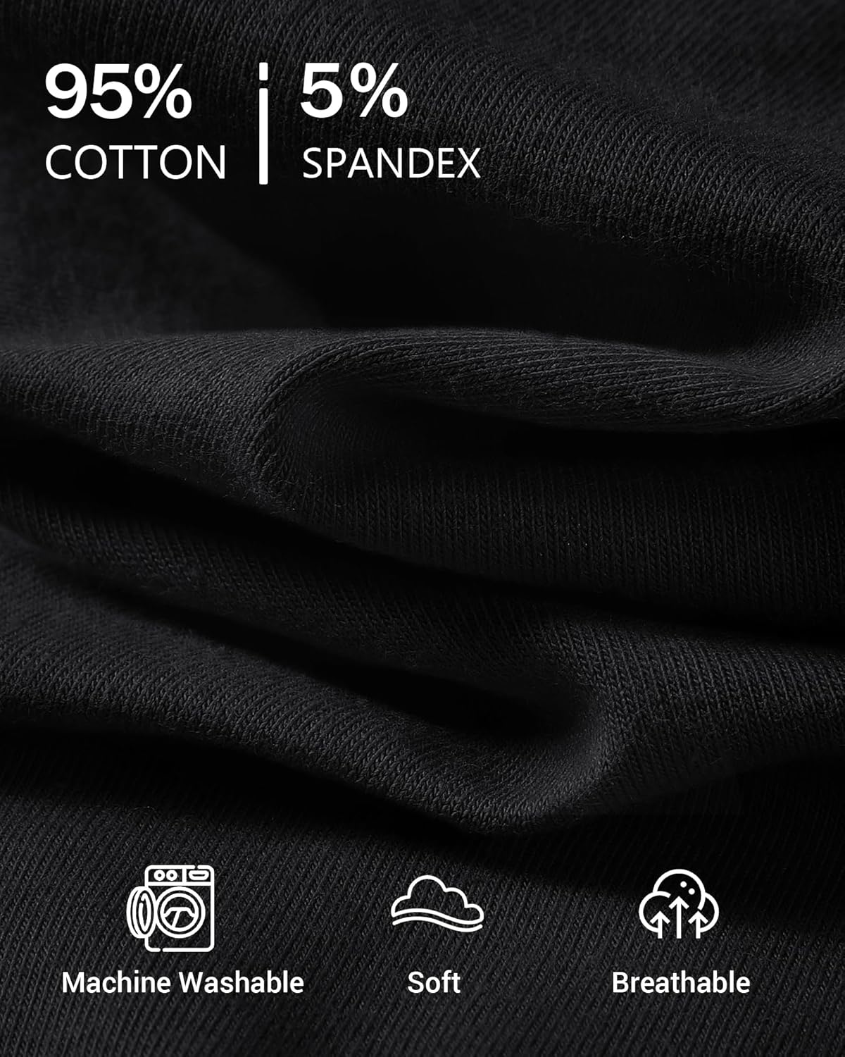 3 Pack Baby Cotton Pants Toddler Boys Girls Leggings Basic Clothes Size 18M-5T - Image 5