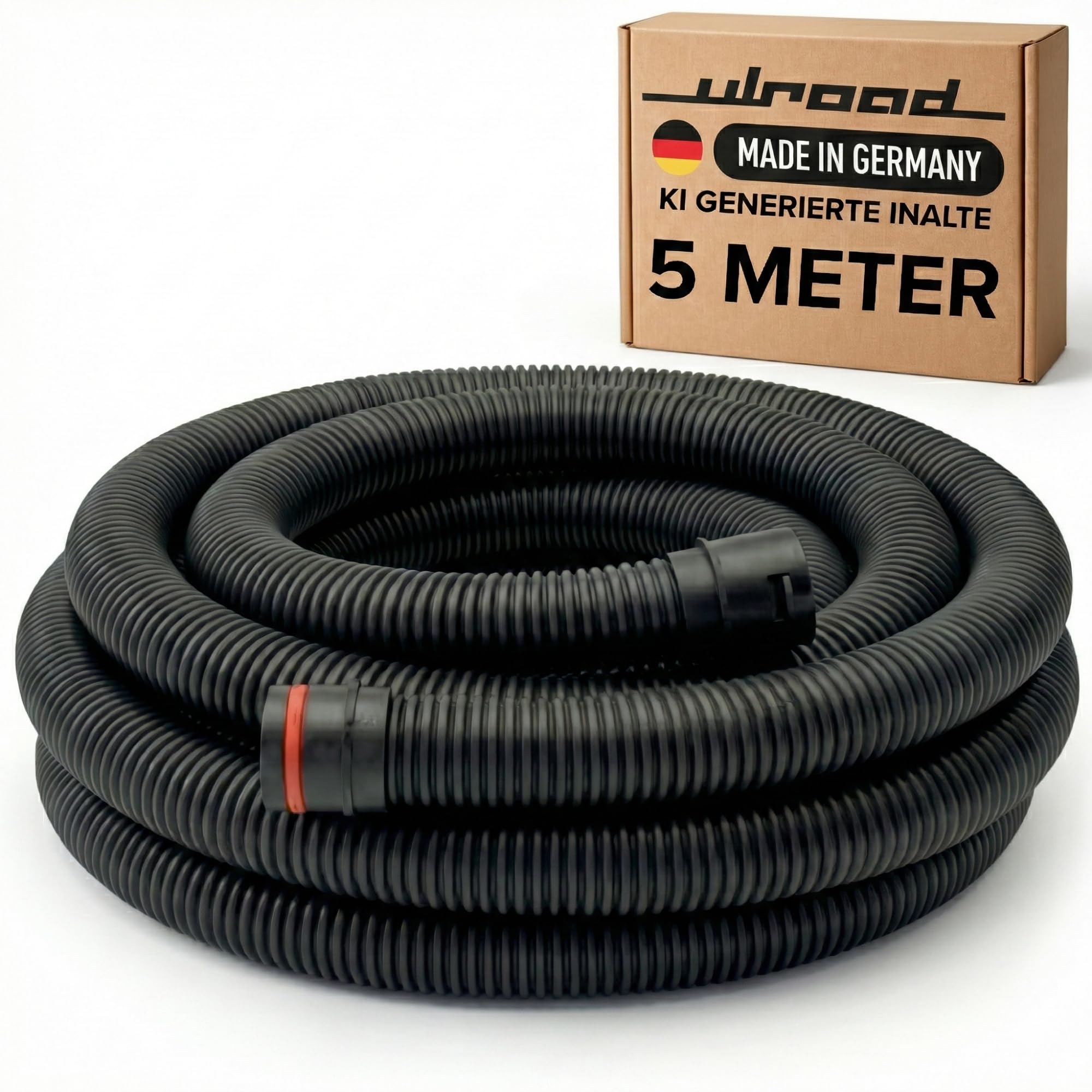 5m Staubsaugerschlauch Verlängerungsschlauch kompatibel mit Bosch Click and Clean Nass- und Trockensauger Schlauch Ersatzteil Gas 12-25 15 18V-10 35 40 55 400 A Staubsauger 5 Meter