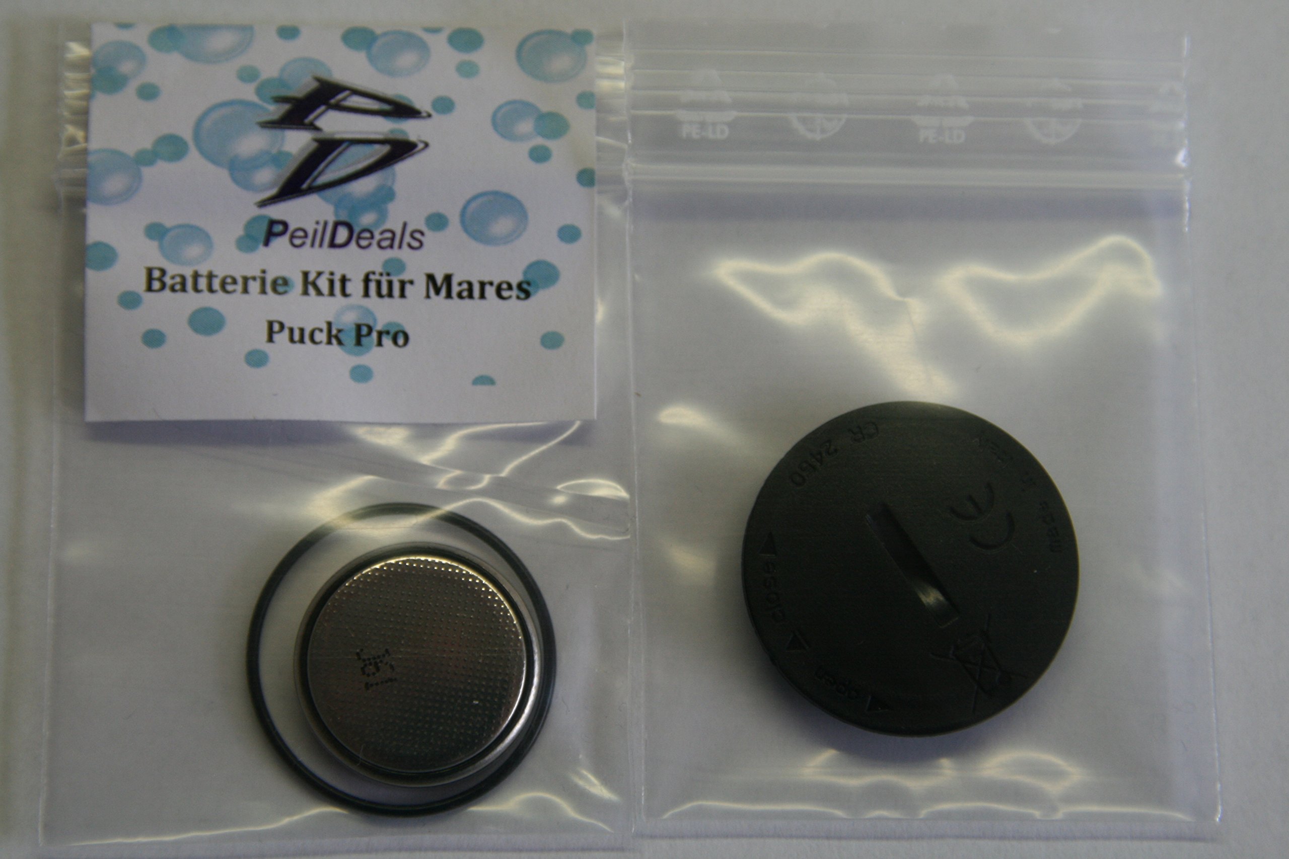 Set batteria, kit per computer da immersione Mares Puck Pro con coperchio del vano batteria