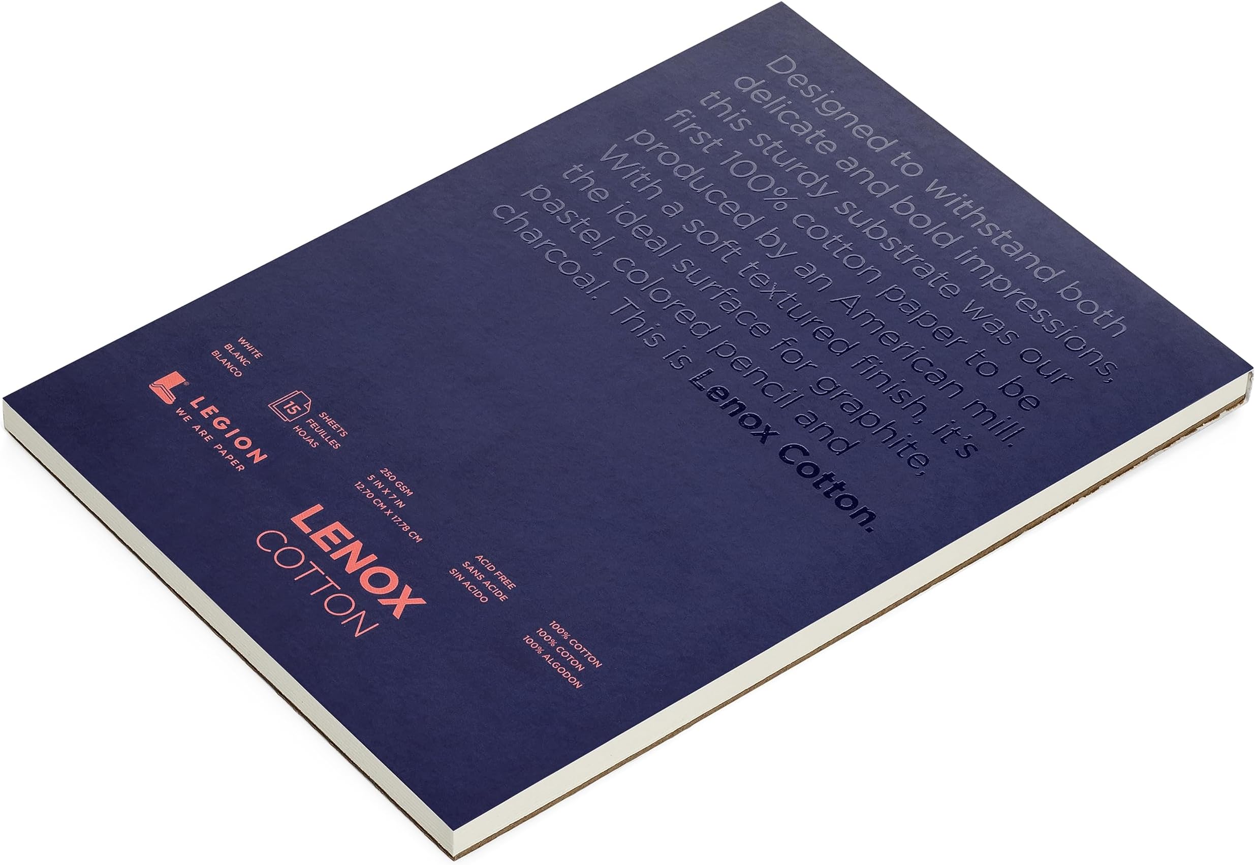 Lenox 100 Pad , 5 X 7 Inches, Off-White, 15 Sheets