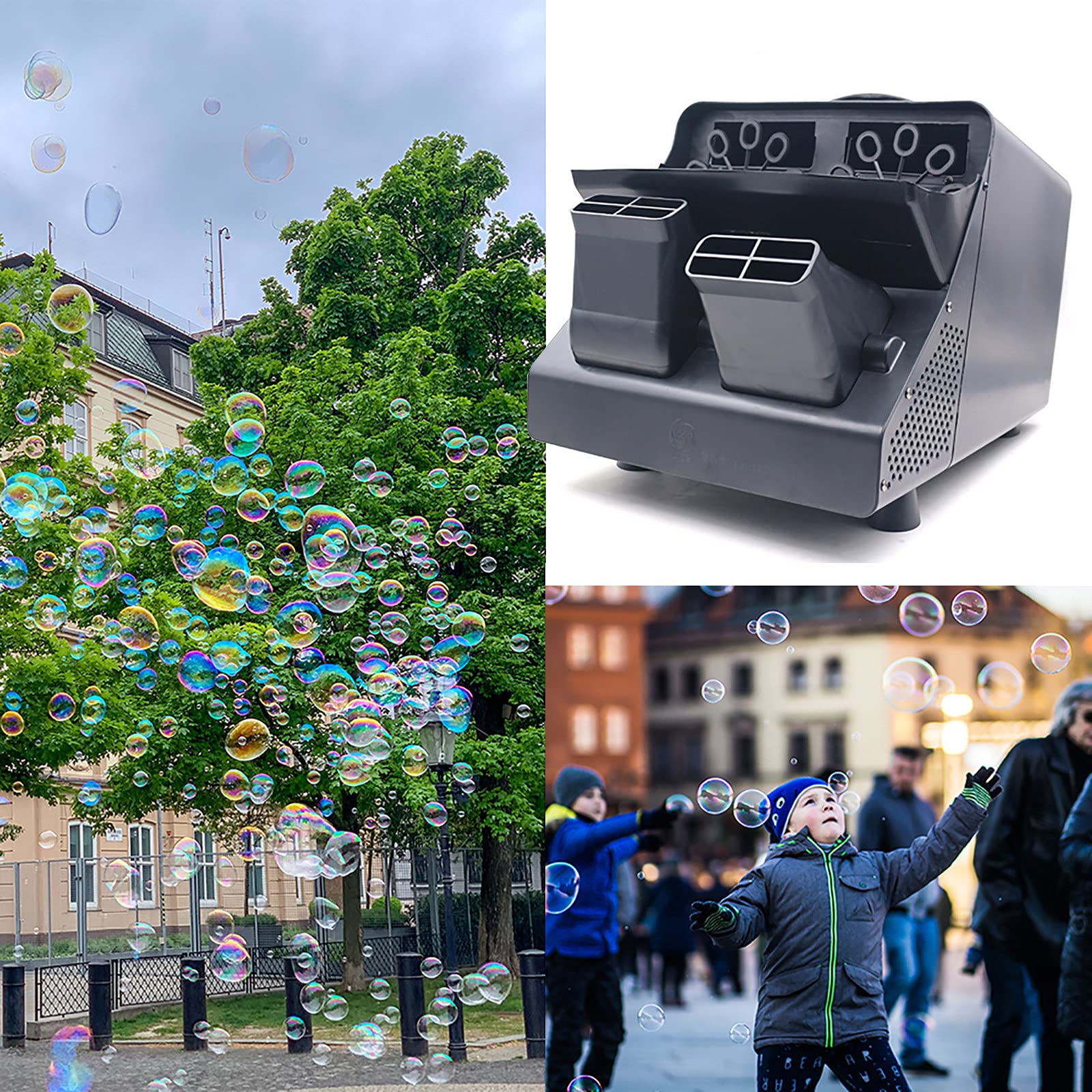 Buy BrightFootBook TwoWheel Giant Bubble Machine, Adjustable Automatic