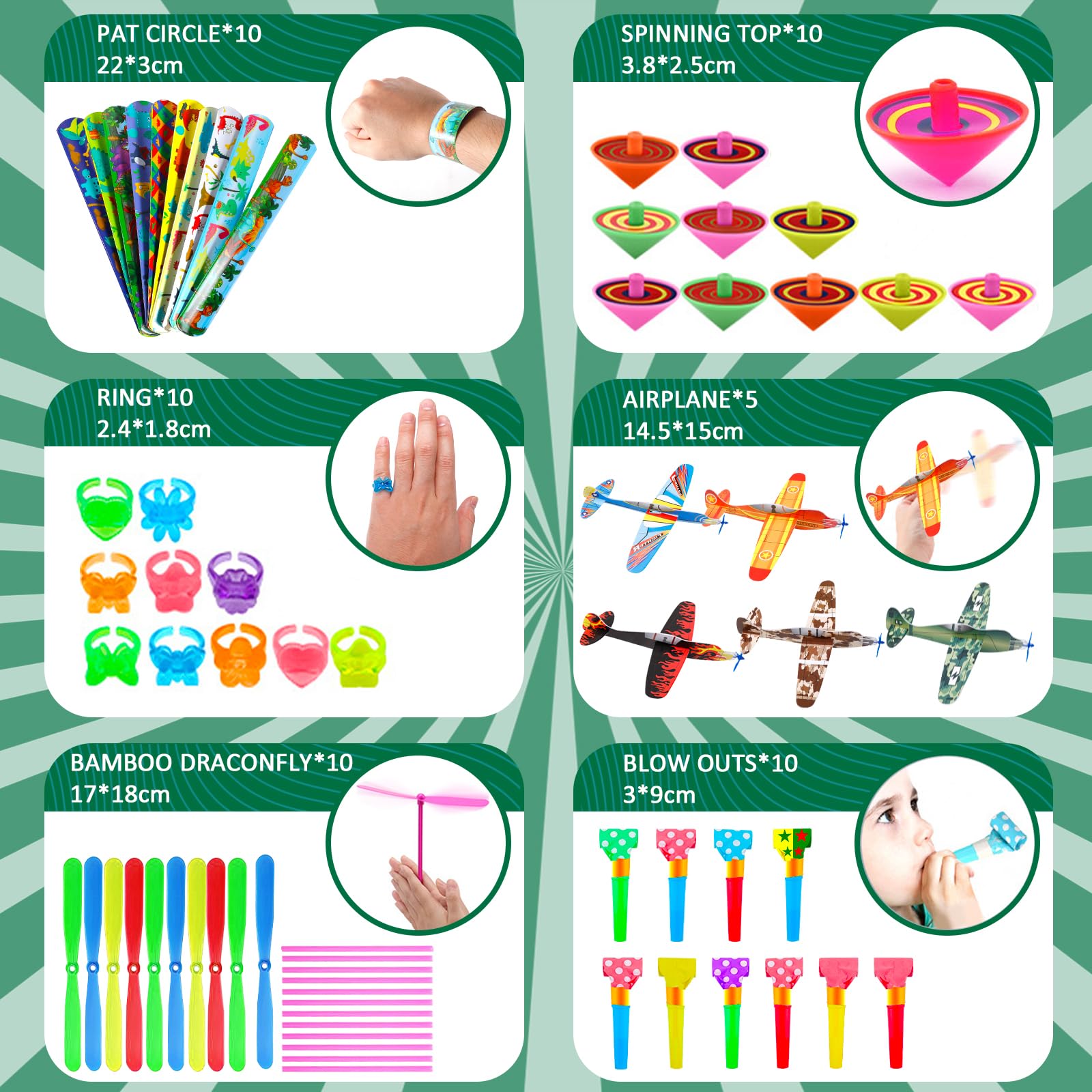 nicknack Gadget Compleanno Giocattoli alla rinfusa per Feste Pinata