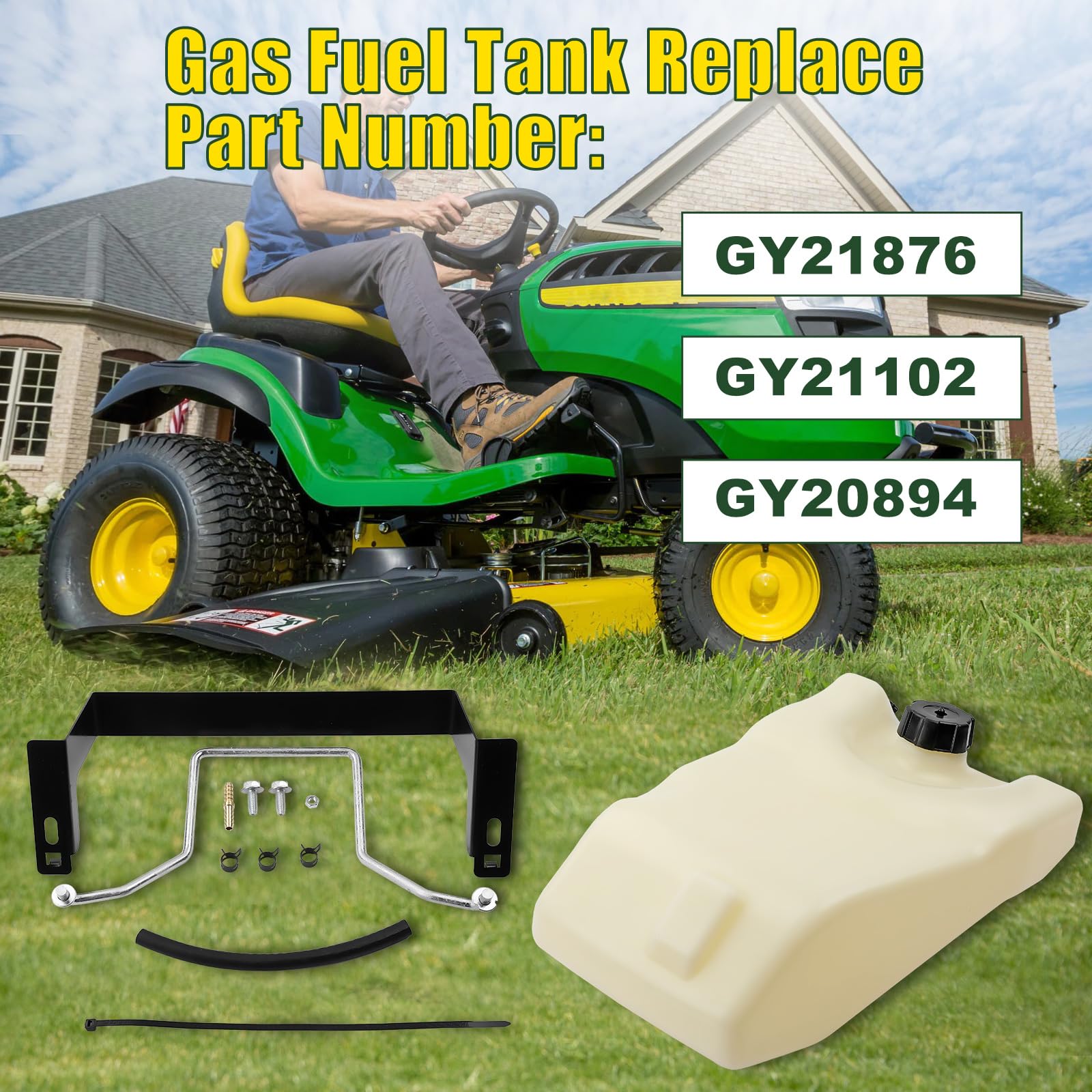 Spare Parts Lawn Mower Gas Tank Repair Kit John Deere Lawn Lawn