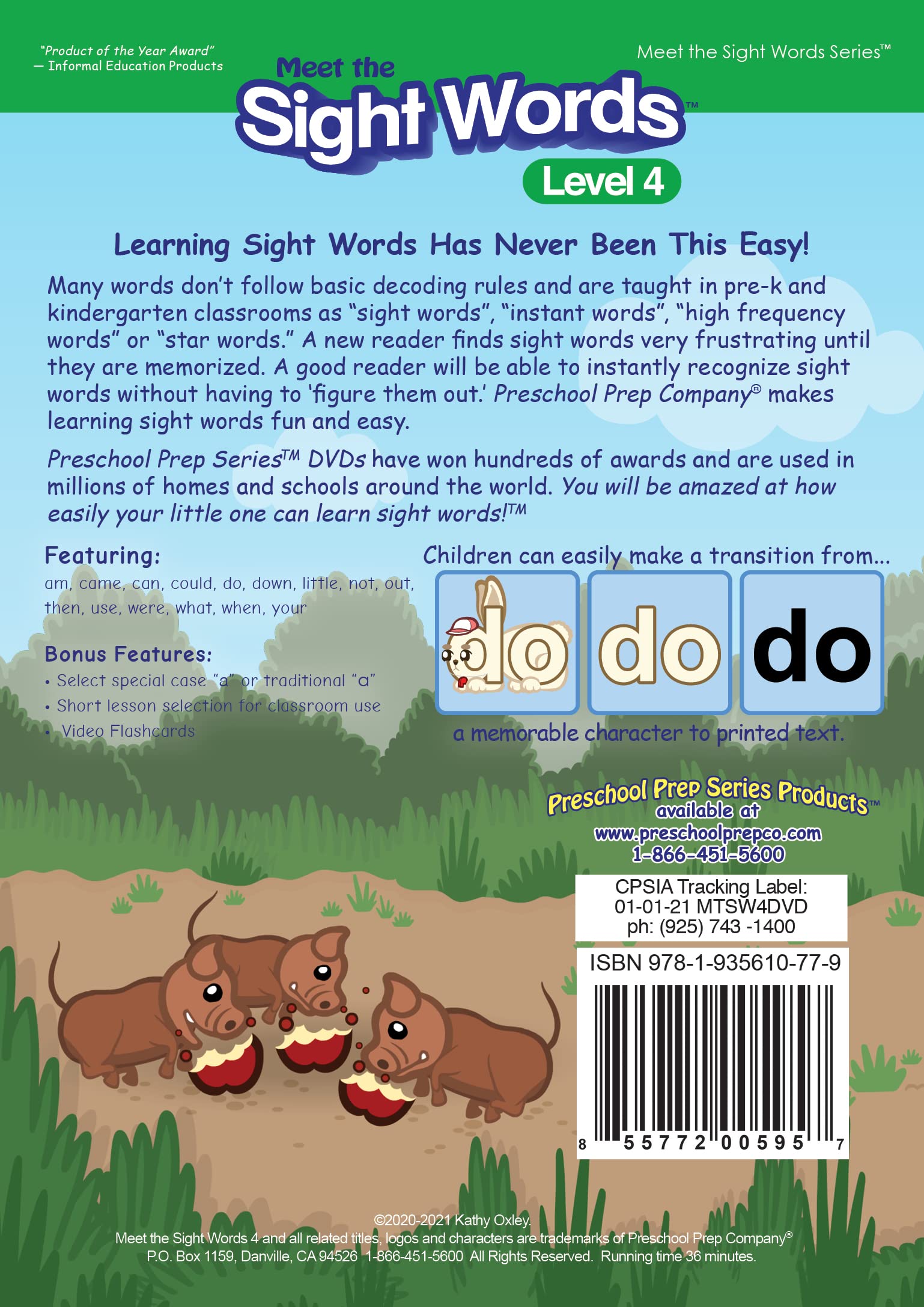 Amazon.com: Meet the Sight Words Level 4 DVD : Animation, Kathy