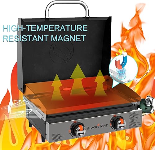 Miniatura 2 de Protectores de viento para parrilla Blackstone de 22 pulgadas, accesorios de parrilla de protección contra el viento para Blackstone de 22 pulgadas,