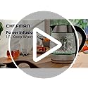 Chefman Glass Electric Kettle for Boiling Water, 1.8L 1500W, with Tea Infuser, Keep Warm Function, Auto Shut Off, Boil-Dry Protection, BPA Free, Hot Water Boiler, Electric Tea Kettle - Stainless Steel
