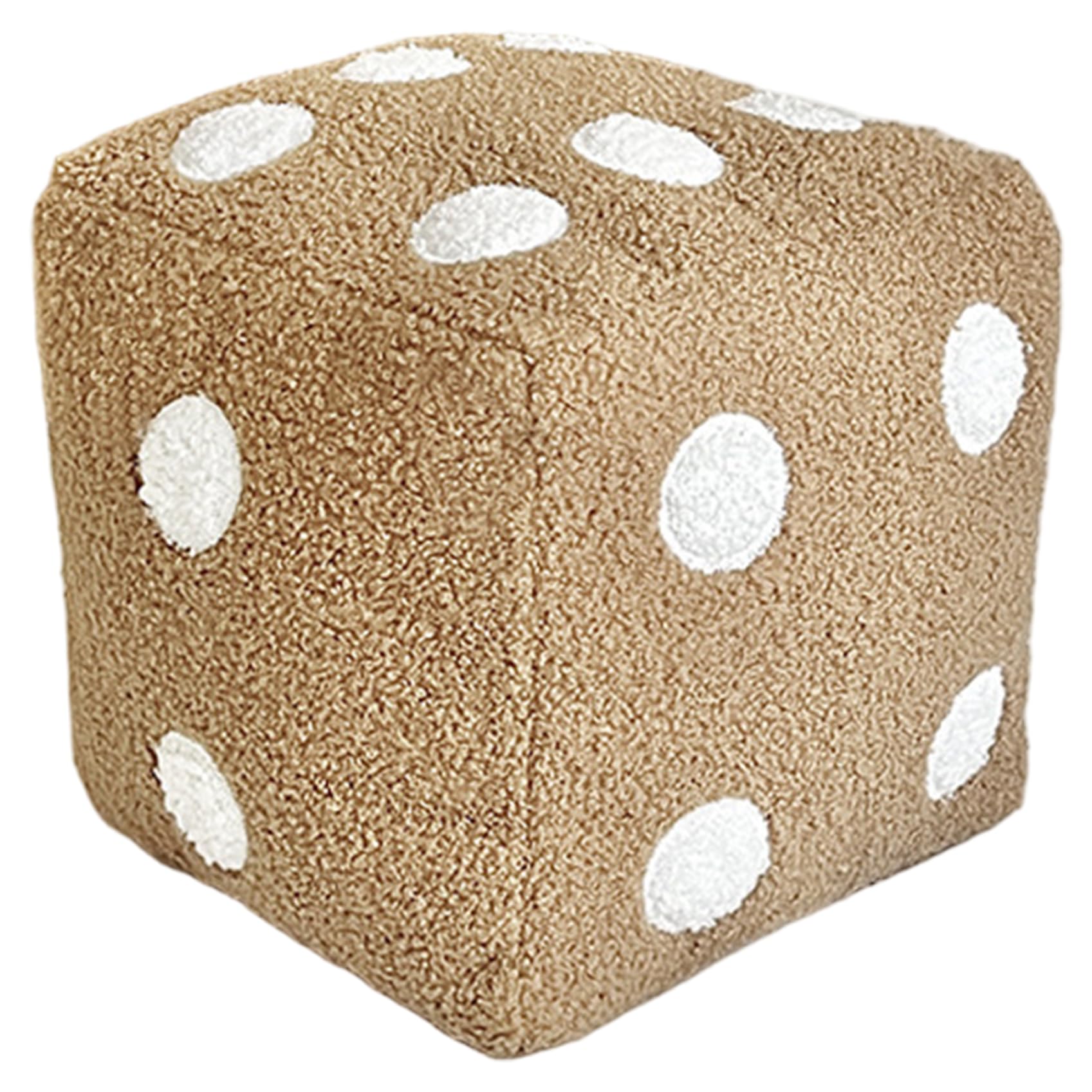 Oreiller décoratif en peluche douce kaki de 20 cm pour canapé et lit style Y2K