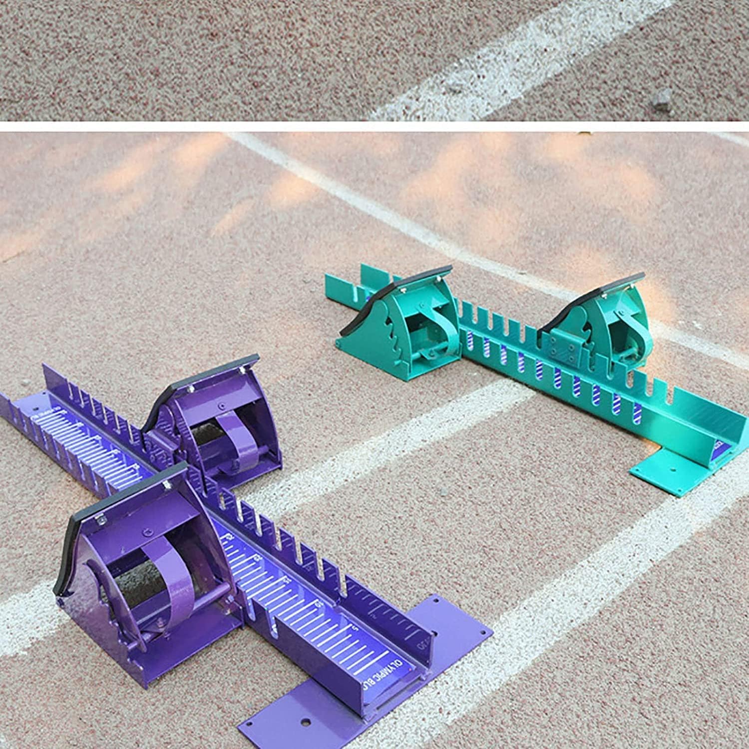 Verstellbarer Aluminium-Startblock für Leichtathletik-Training