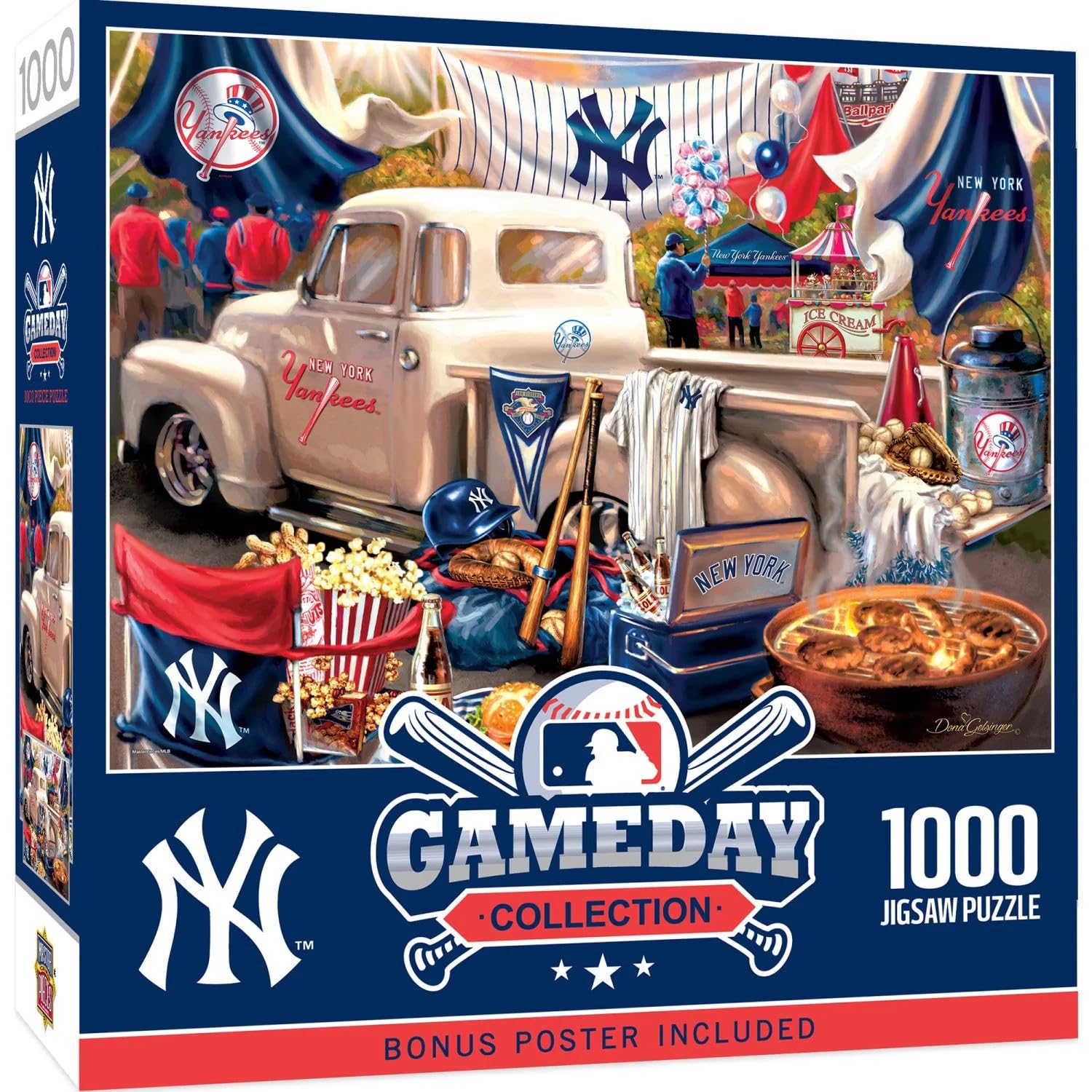 MasterPieces 1000 Piece Jigsaw Puzzle for Adults - MLB New York Yankees Gameday - 19.25"x26.75"