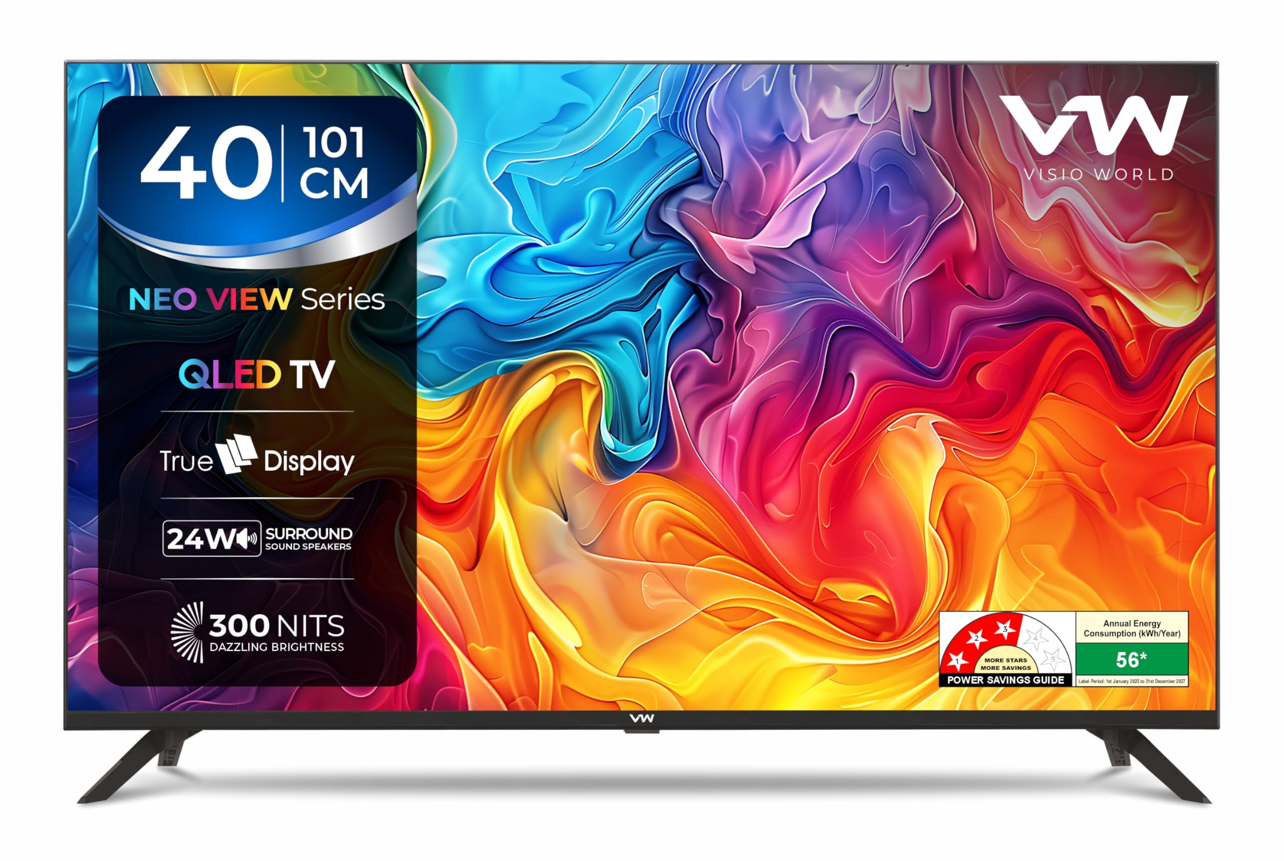 VW 100 cm (40 inches) Frameless Series HD Ready QLED TV VW40S1-image-15