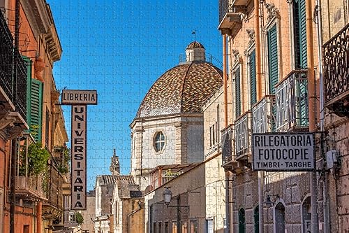 Miniatura 10 de Italia Cefalu Sicilia rompecabezas para adultos 1000 piezas de madera regalo de viaje recuerdo