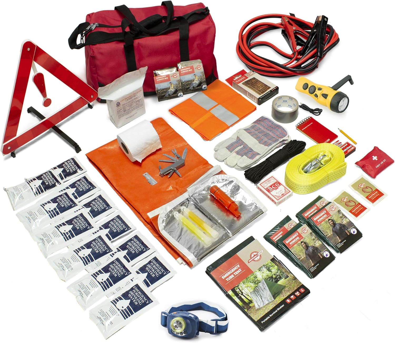 Kit de Emergencia para Automóvil Premium - 53 Piezas