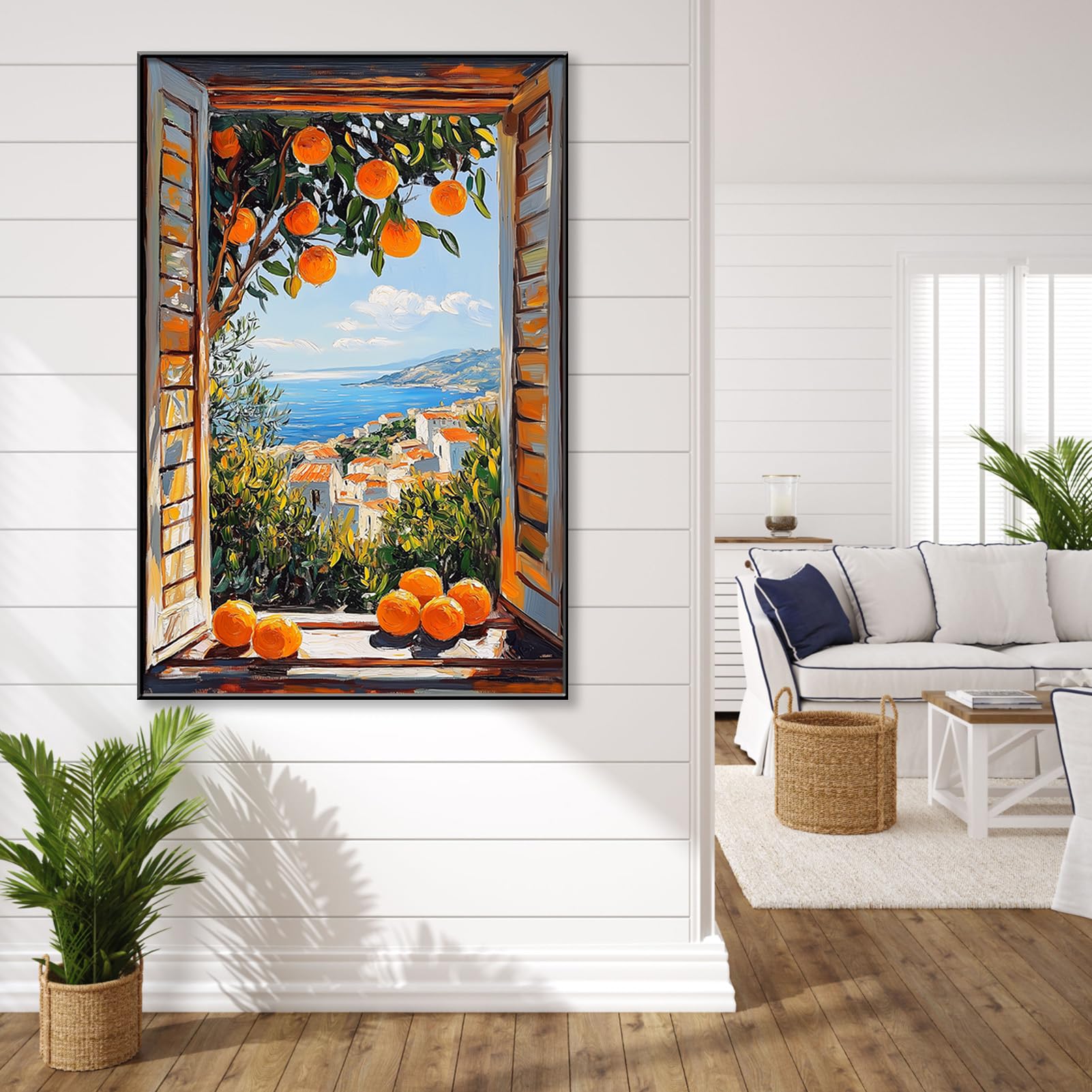 Amazon.com: Henri Matisse Open Window Canvas Prints, Orange Tree